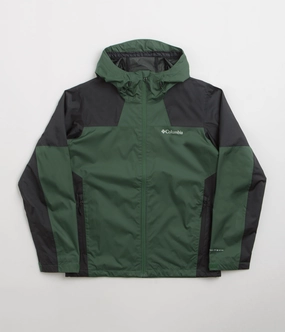 Convertible Style Columbia Inner Limits III Jacket - Rain Forest / Black
