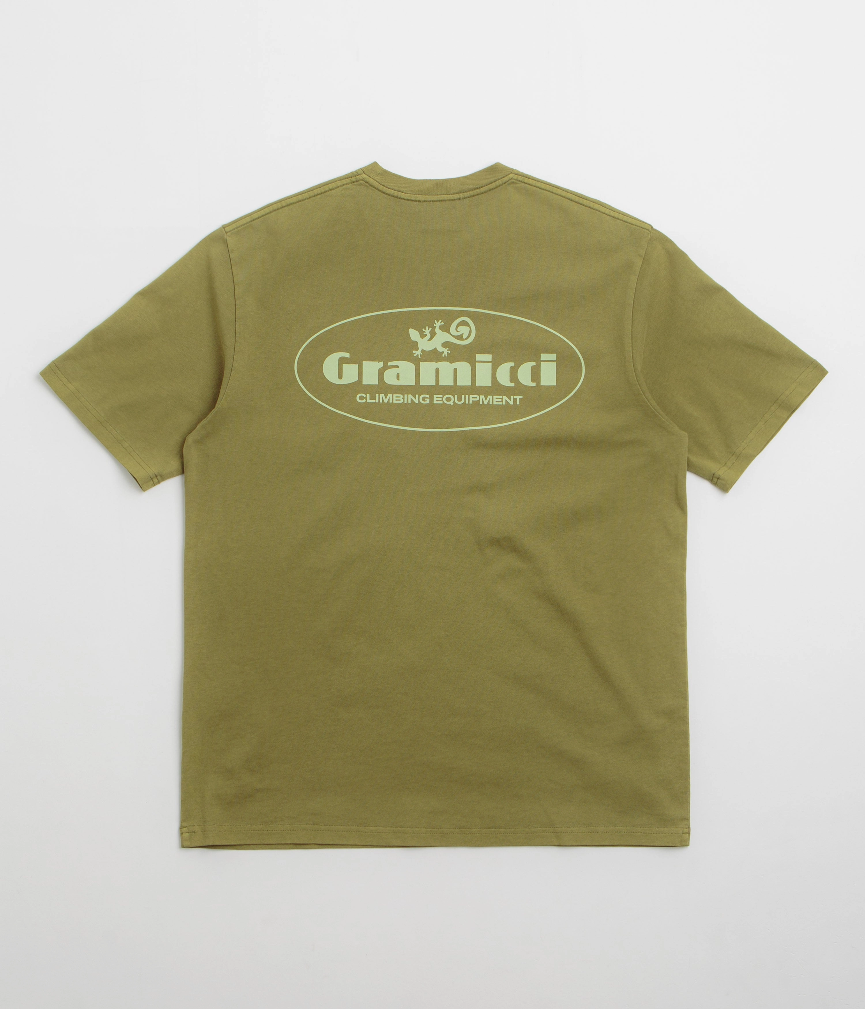 Informal charm Soft Design Gramicci Climbing Equipment T-Shirt - Pistachio Pigment