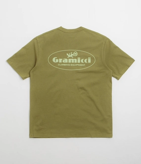 Informal charm Soft Design Gramicci Climbing Equipment T-Shirt - Pistachio Pigment