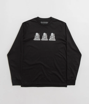 Garden Raiders Long Sleeve T-Shirt - Black Timeless and Chic Quick Fit