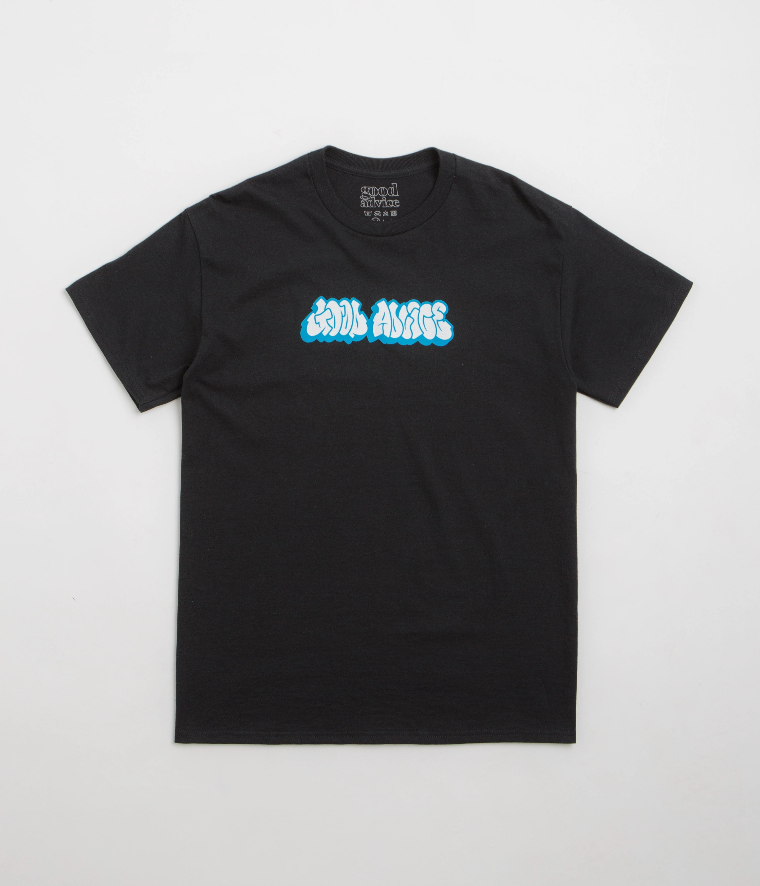 Structured silhouette Running Gear Good Advice 90s T-Shirt - Black