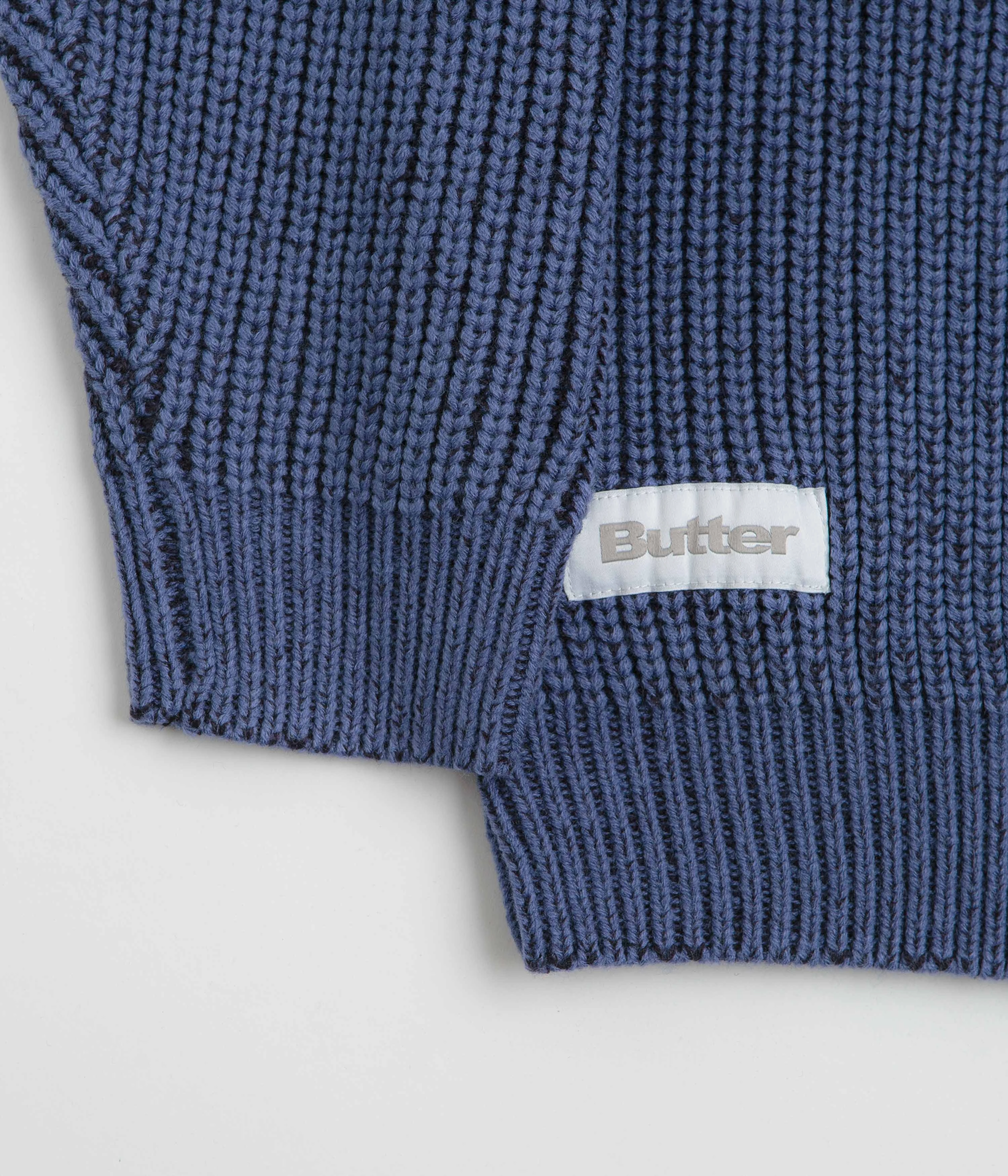 Soft Knitwear Butter Goods Drain Knit Sweatshirt - Midnight