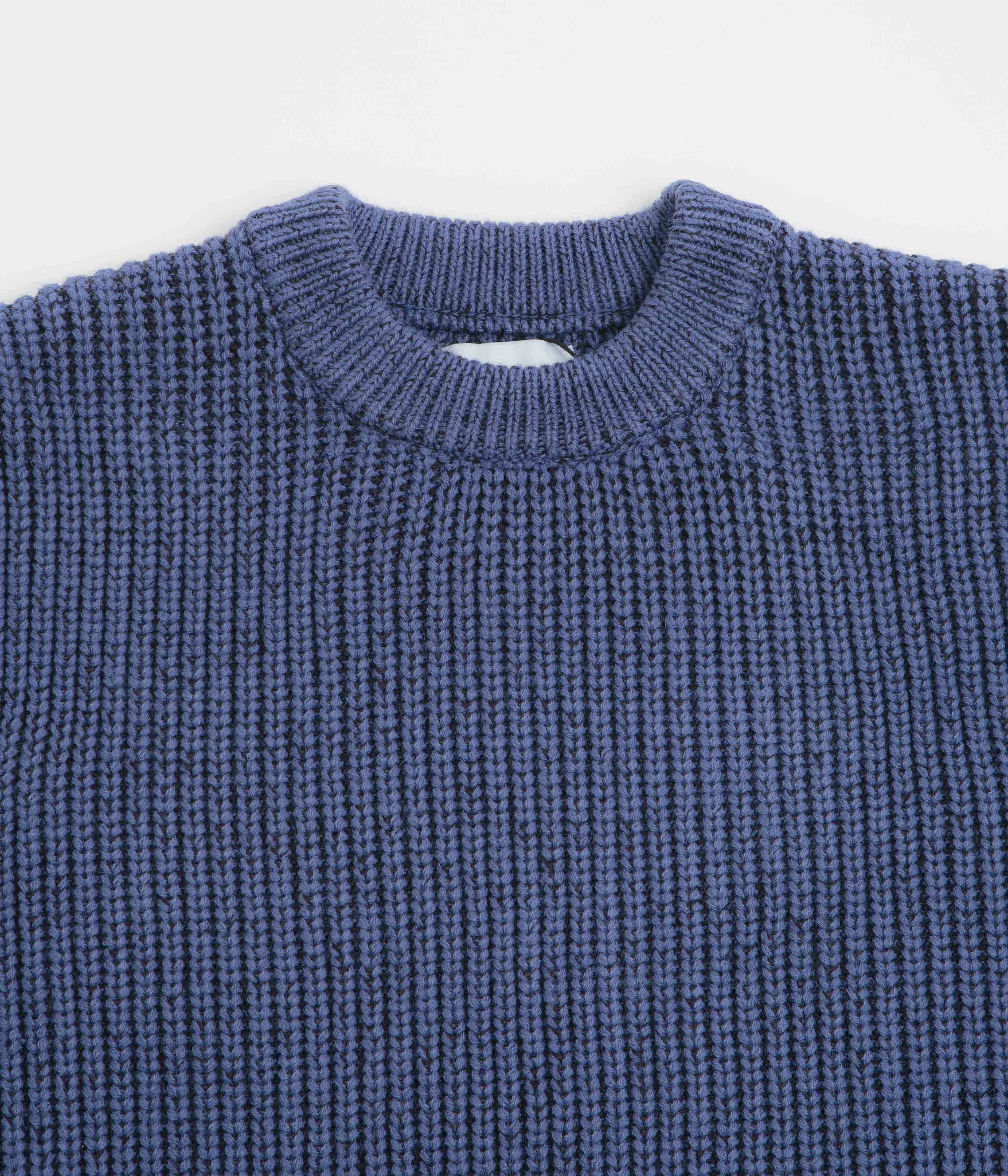 Butter Goods Drain Knit Sweatshirt - Midnight Knit Wear Versatile Layers