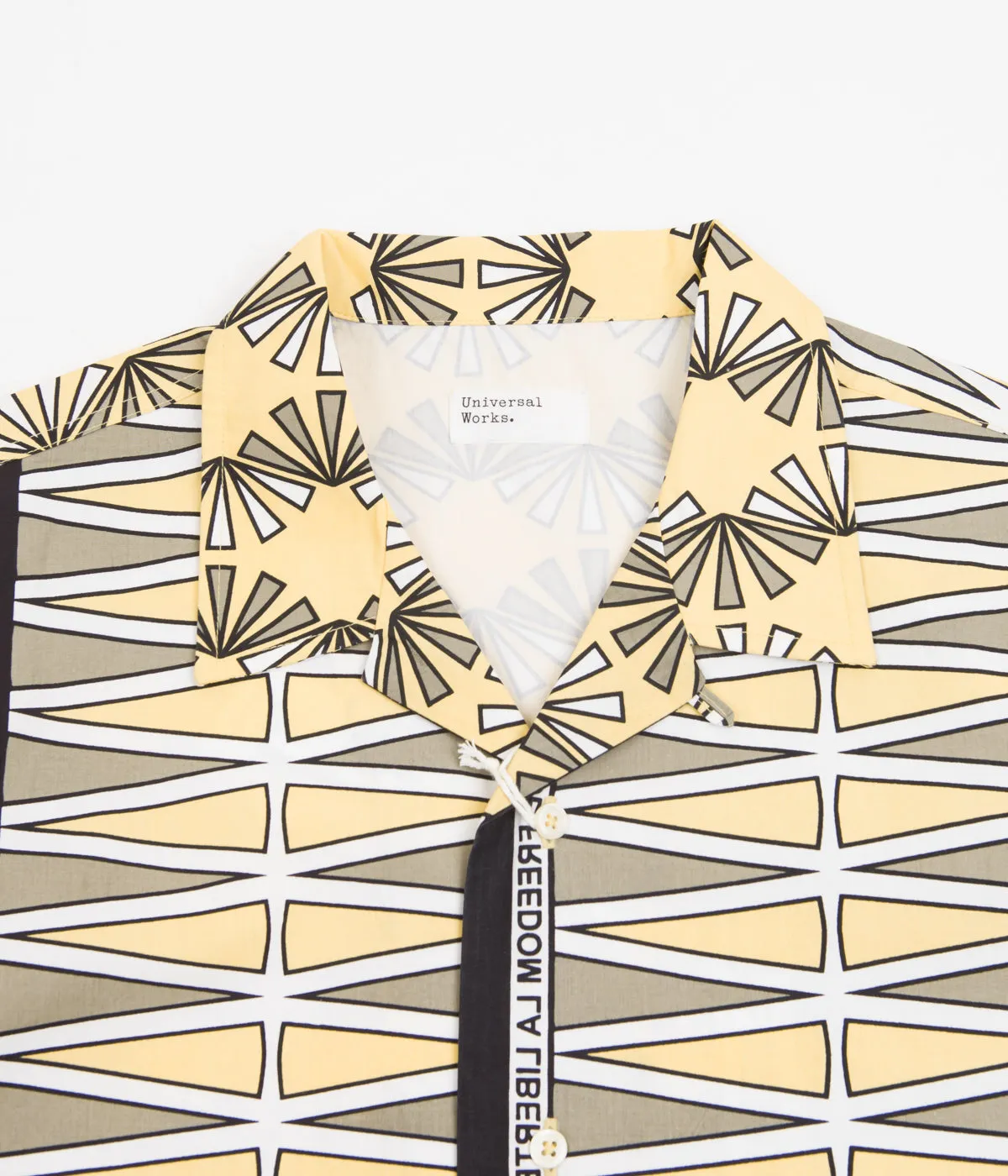 Vintage Wash Universal Works Road Trip Shirt - Yellow