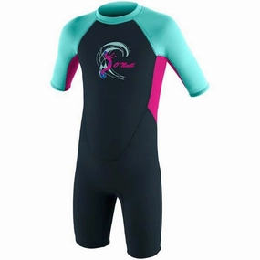 Girls' Reactor II 2MM S/S Spring Wetsuit Trendy-Styles Quick Absorb Drainage