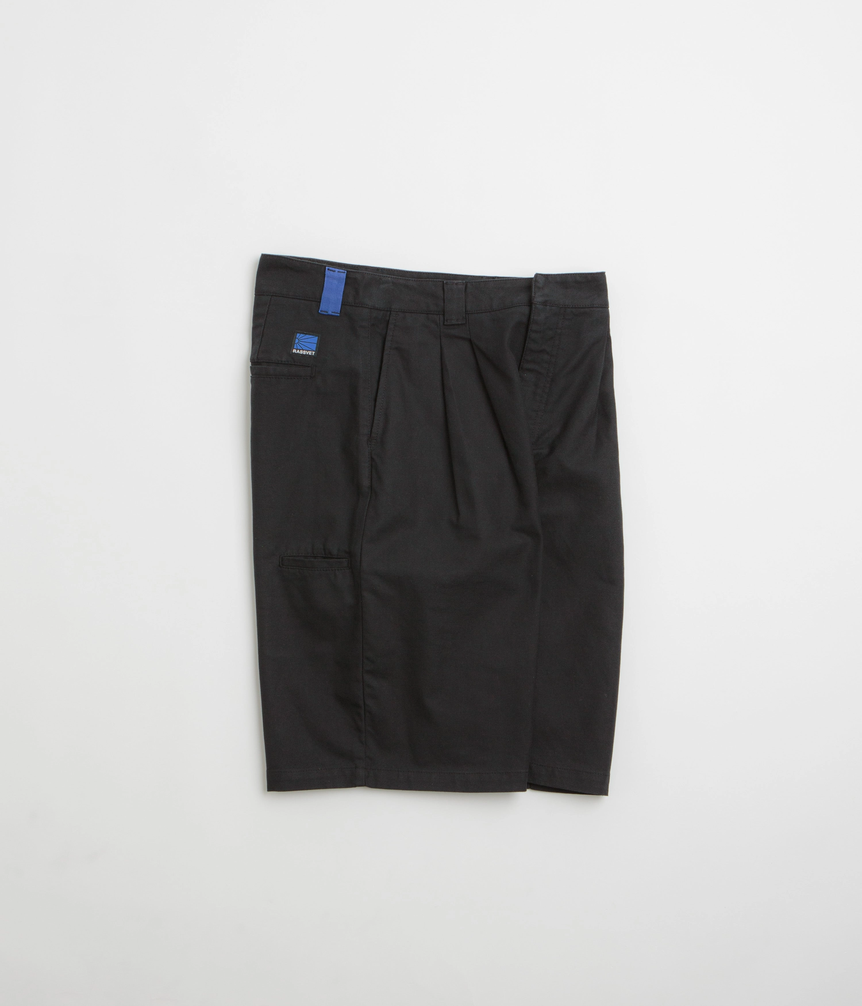 Daily Use Modern Design Rassvet Pleated Work Shorts - Black
