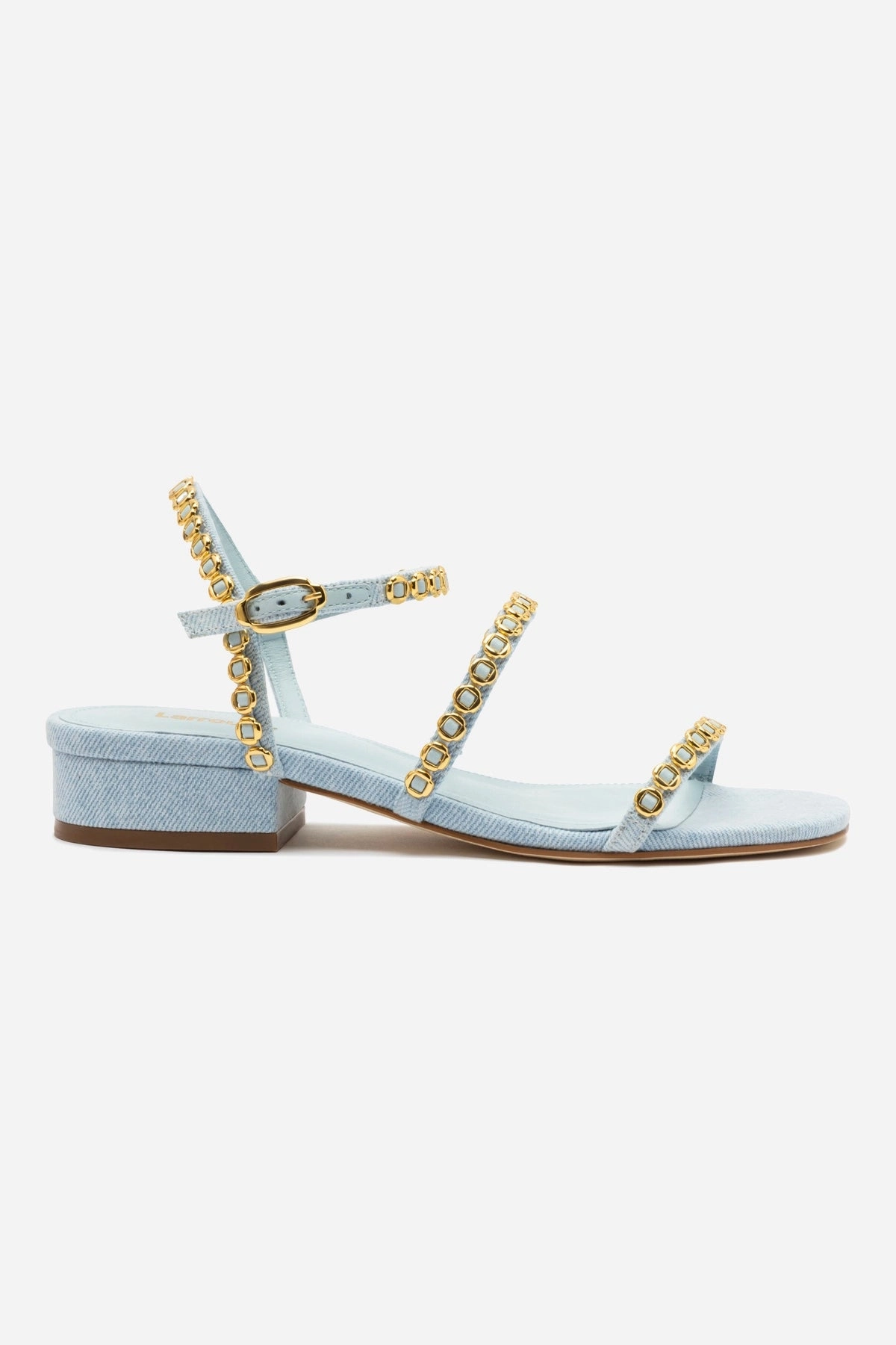 Happy Walk City Wander Milanina Flat Sandal In Maya Denim