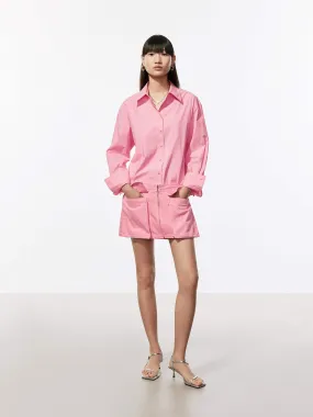 Casual-Look Long Sleeve Mini Dress