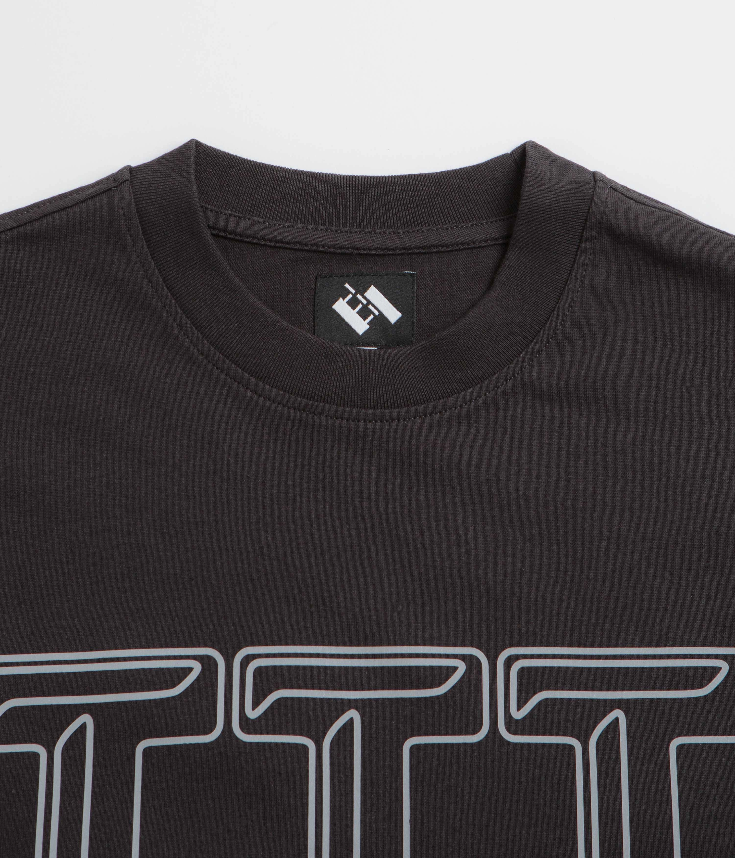 The Trilogy Tapes Logo T-Shirt - Black Sporty Layer Look UPF Rated Fabric