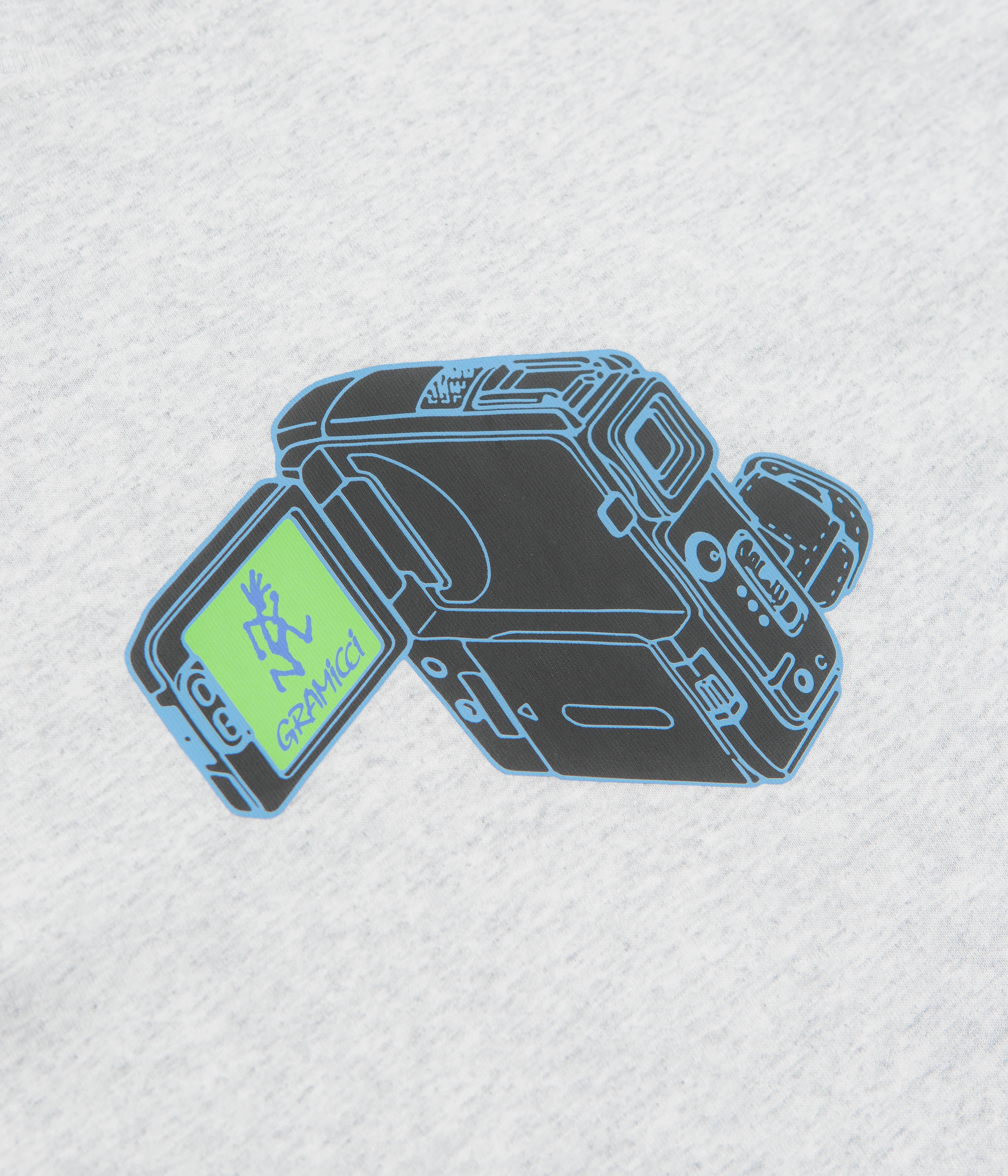 Simple and Light Gramicci Camcorder T-Shirt - Heather Ash