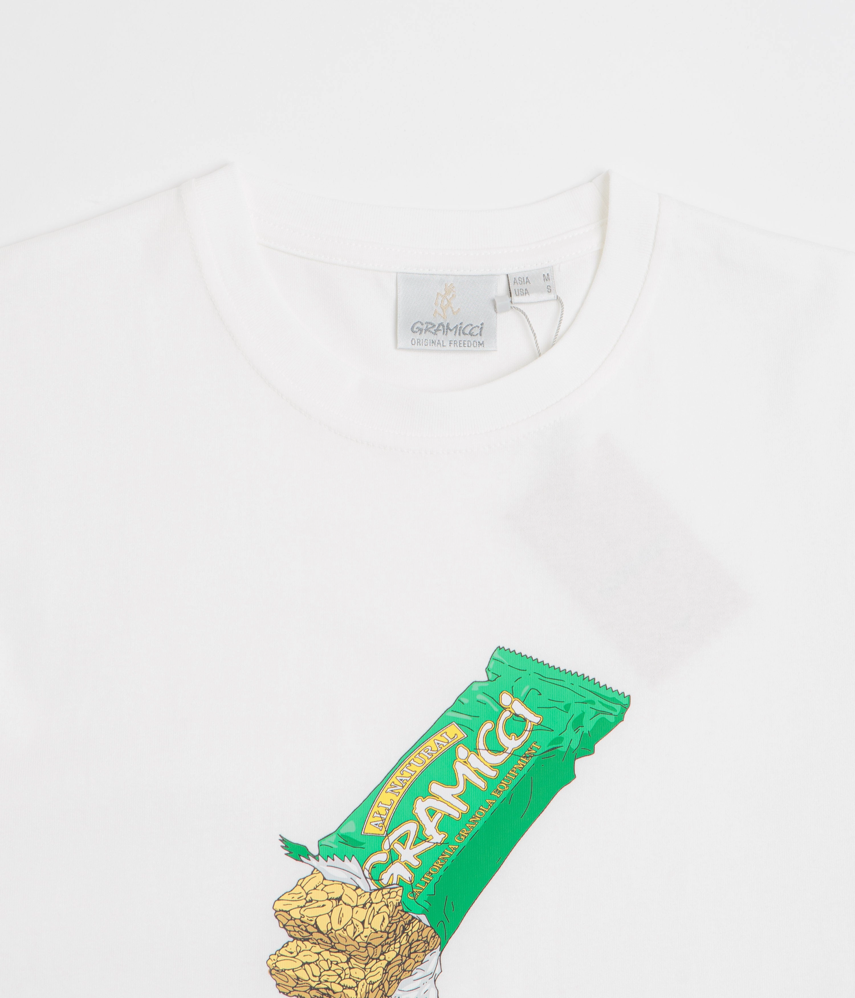 Soft Comfort Wear Easy-to-Style Top Gramicci Granola T-Shirt - White