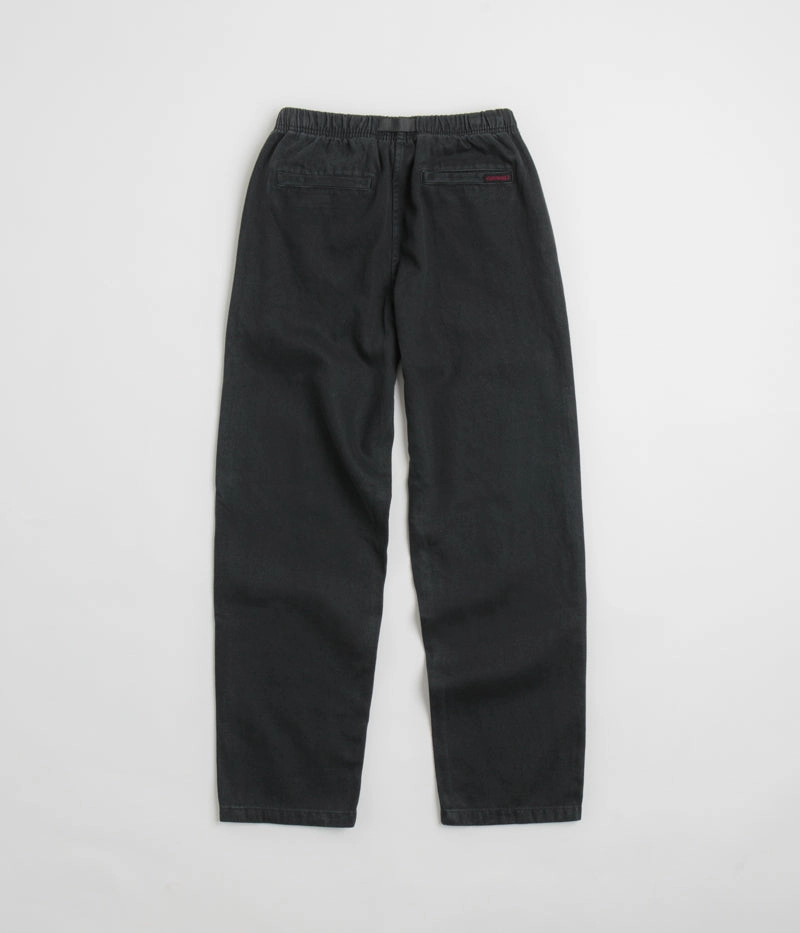 Gramicci Hemp G Pants - Black Anti Pilling Fabric Wide fit