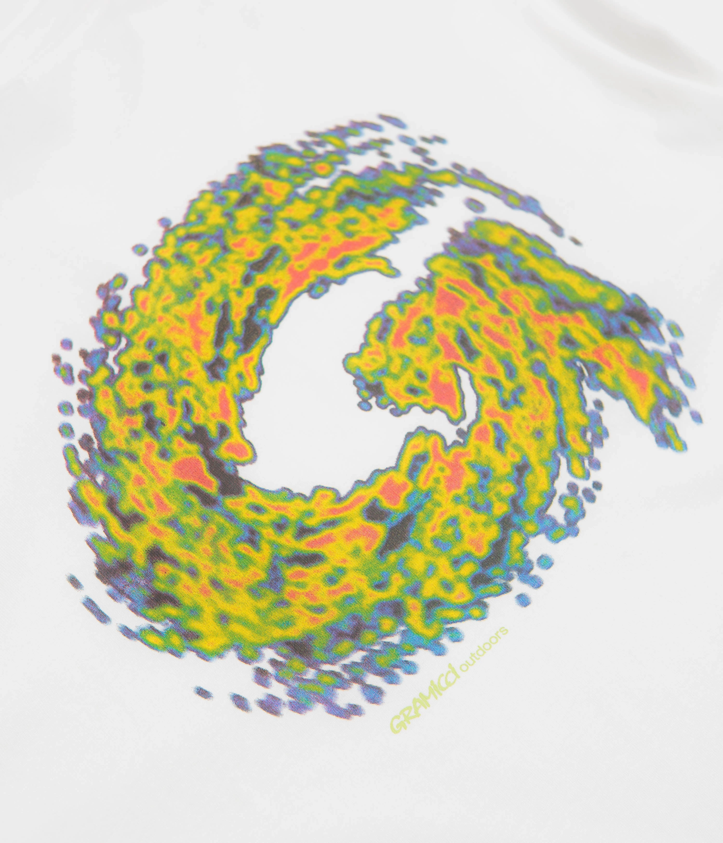 Gramicci Hurricane T-Shirt - White Chic Design Sweat Absorbent