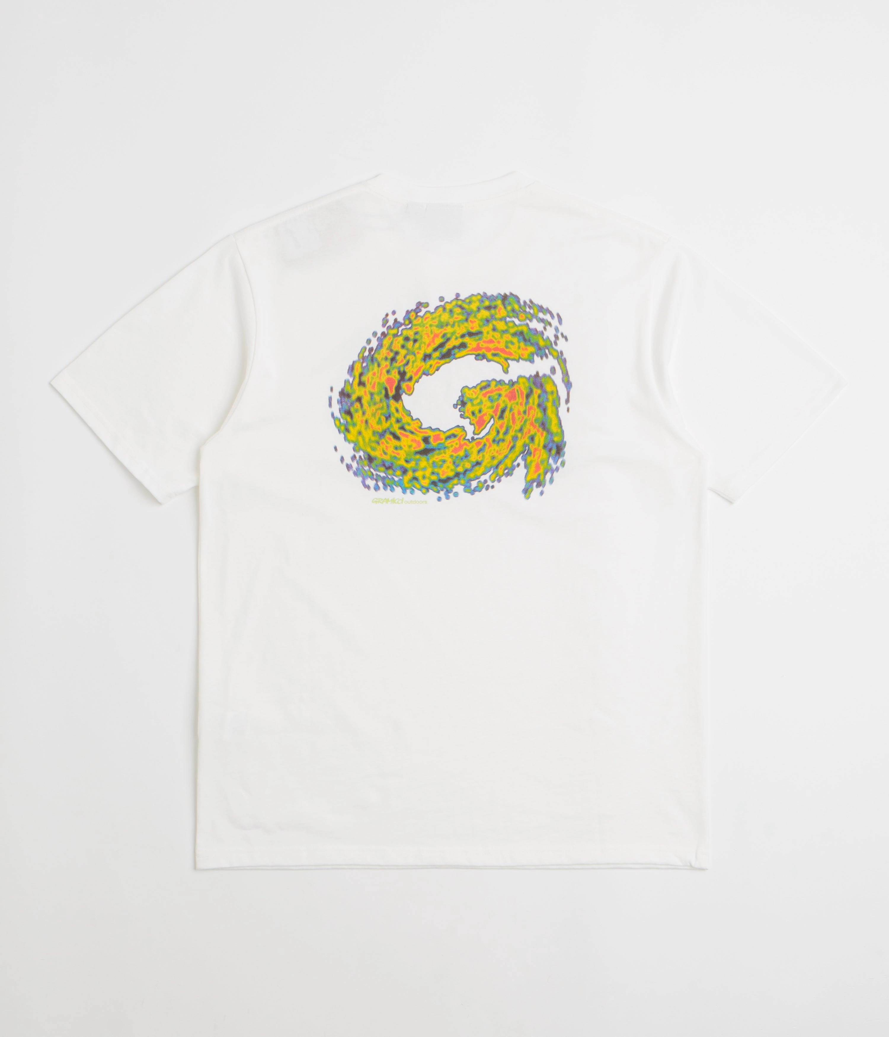 Yarn Dyed Stripes Everyday Casual Gramicci Hurricane T-Shirt - White