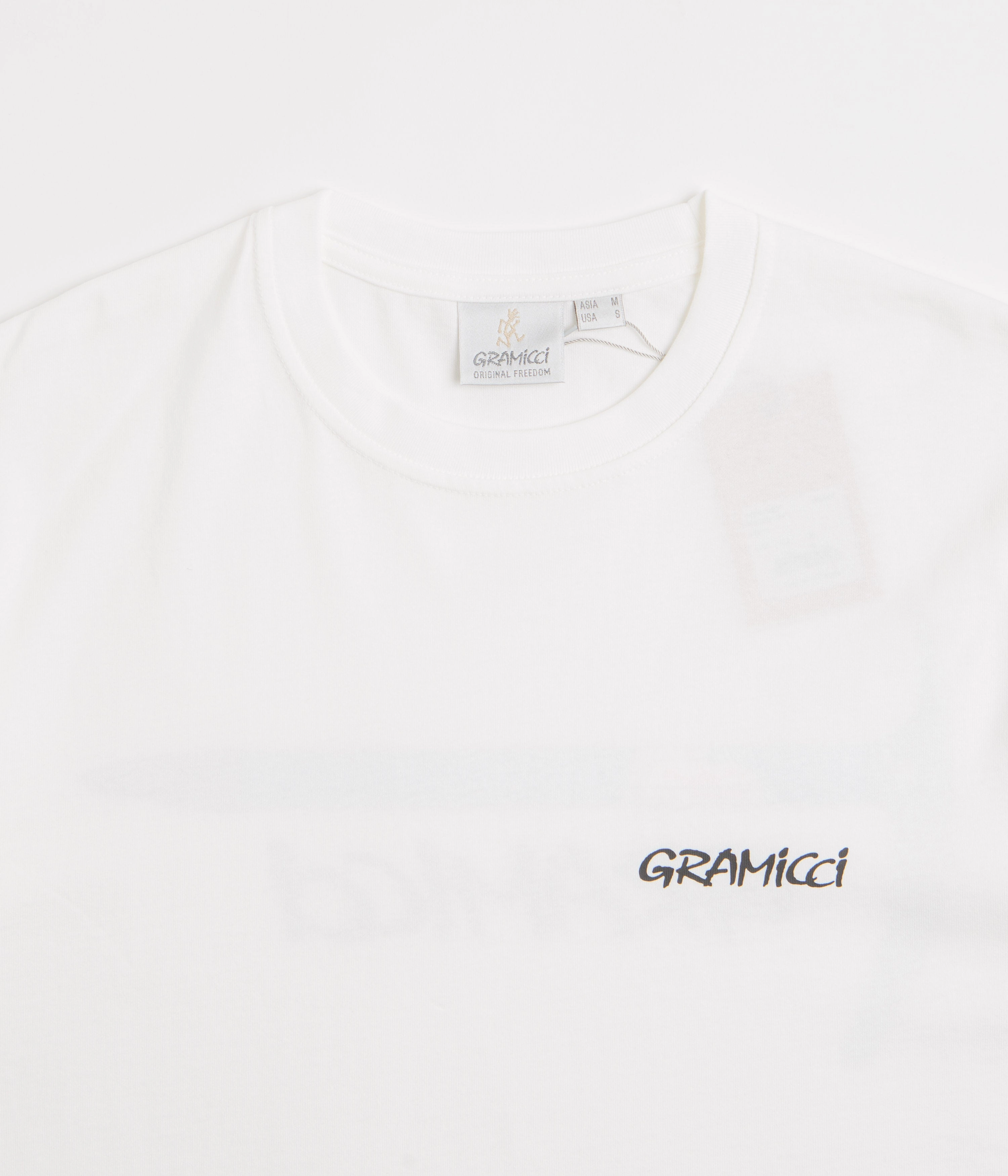 Gramicci Ice Axe T-Shirt - White Matte Look Moisture Wicking Fabric