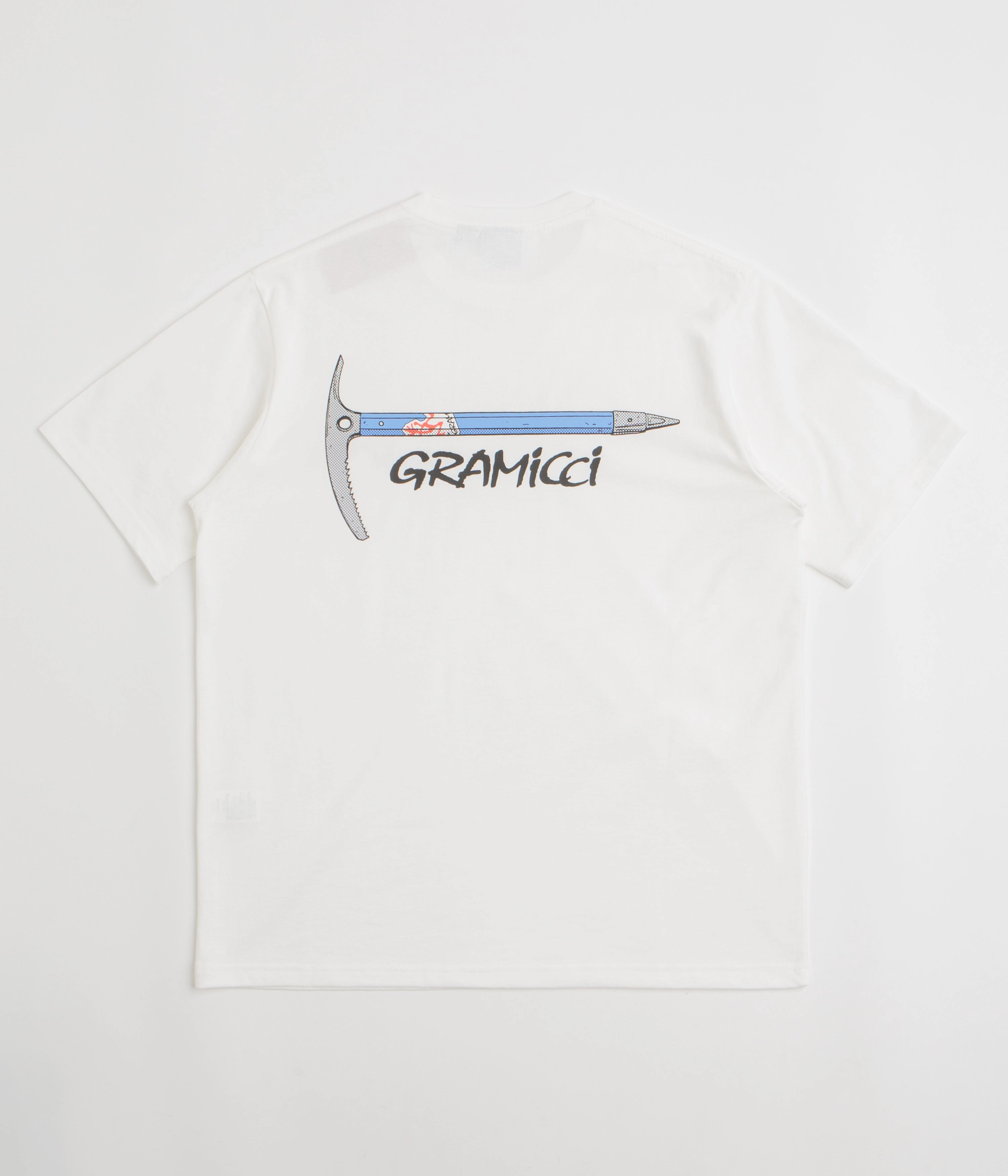Gramicci Ice Axe T-Shirt - White Chill Style Non Irritating Tags