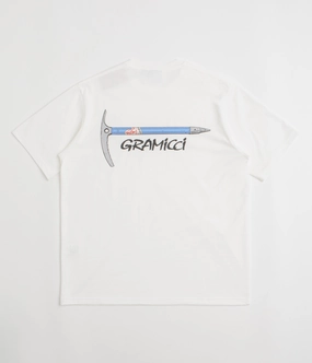Gramicci Ice Axe T-Shirt - White Chill Style Non Irritating Tags