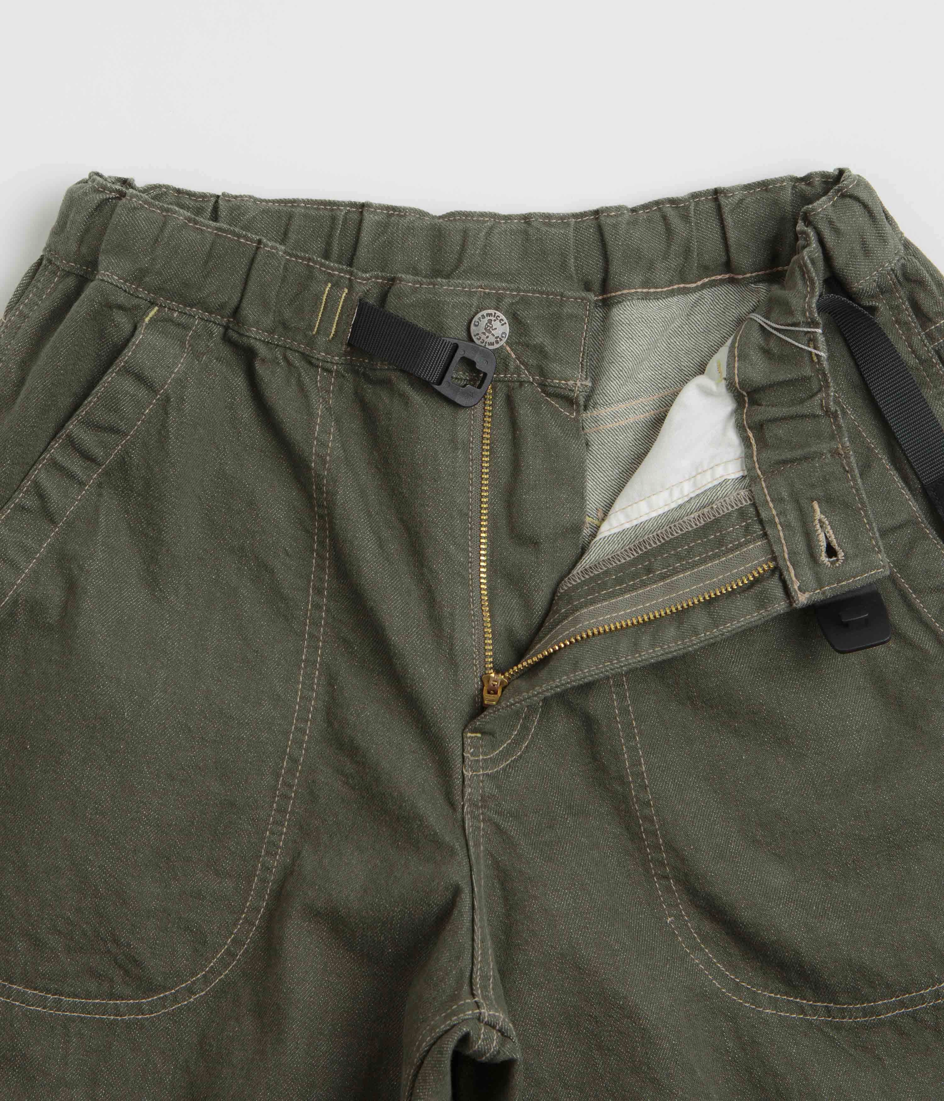 Everyday Flex Gramicci Japanese Slub Denim Pants - Dark Sage