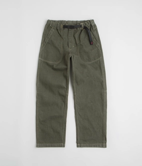 QuickReleaseBuckle Gramicci Japanese Slub Denim Pants - Dark Sage
