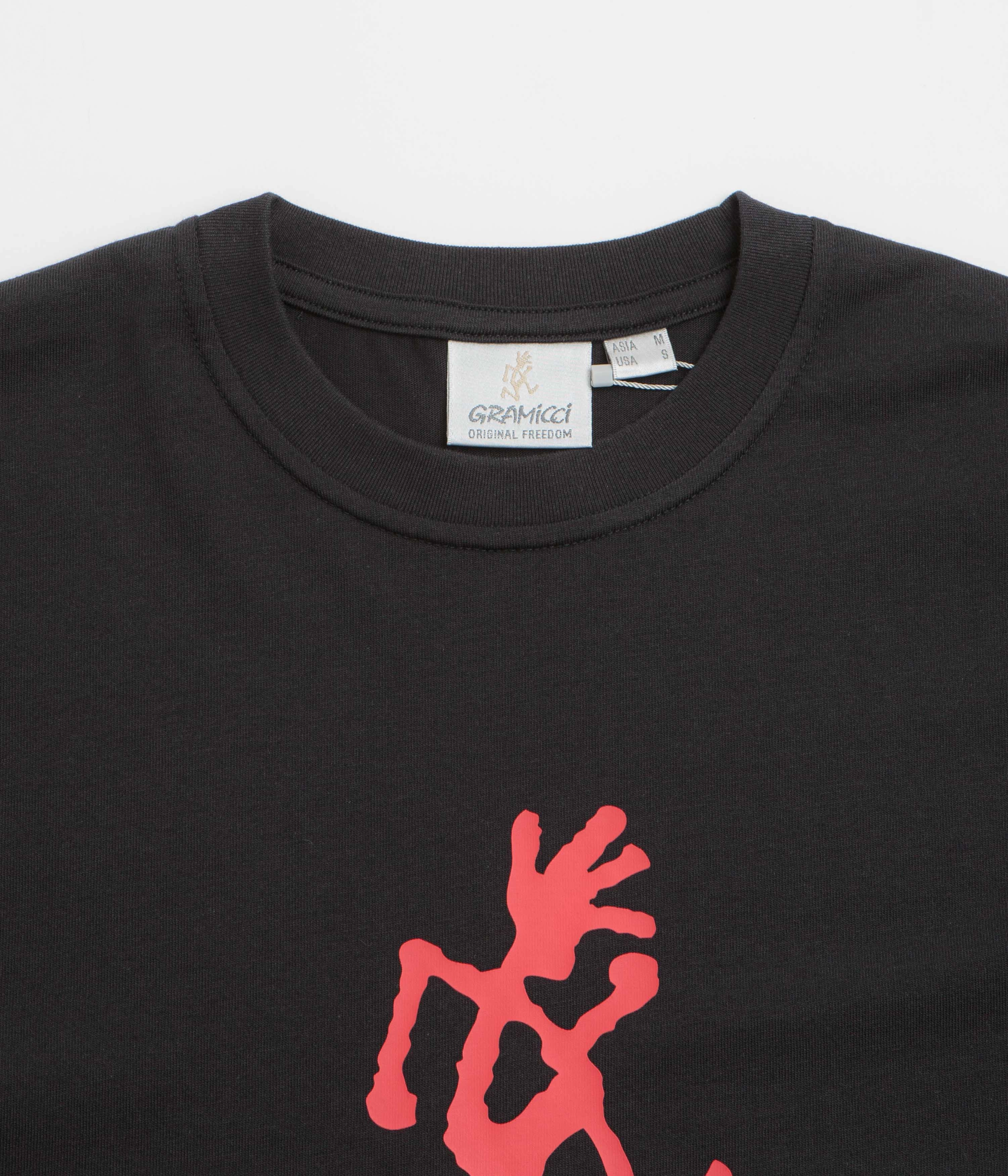 Movie Night Trendy Look Gramicci Logo T-Shirt - Black