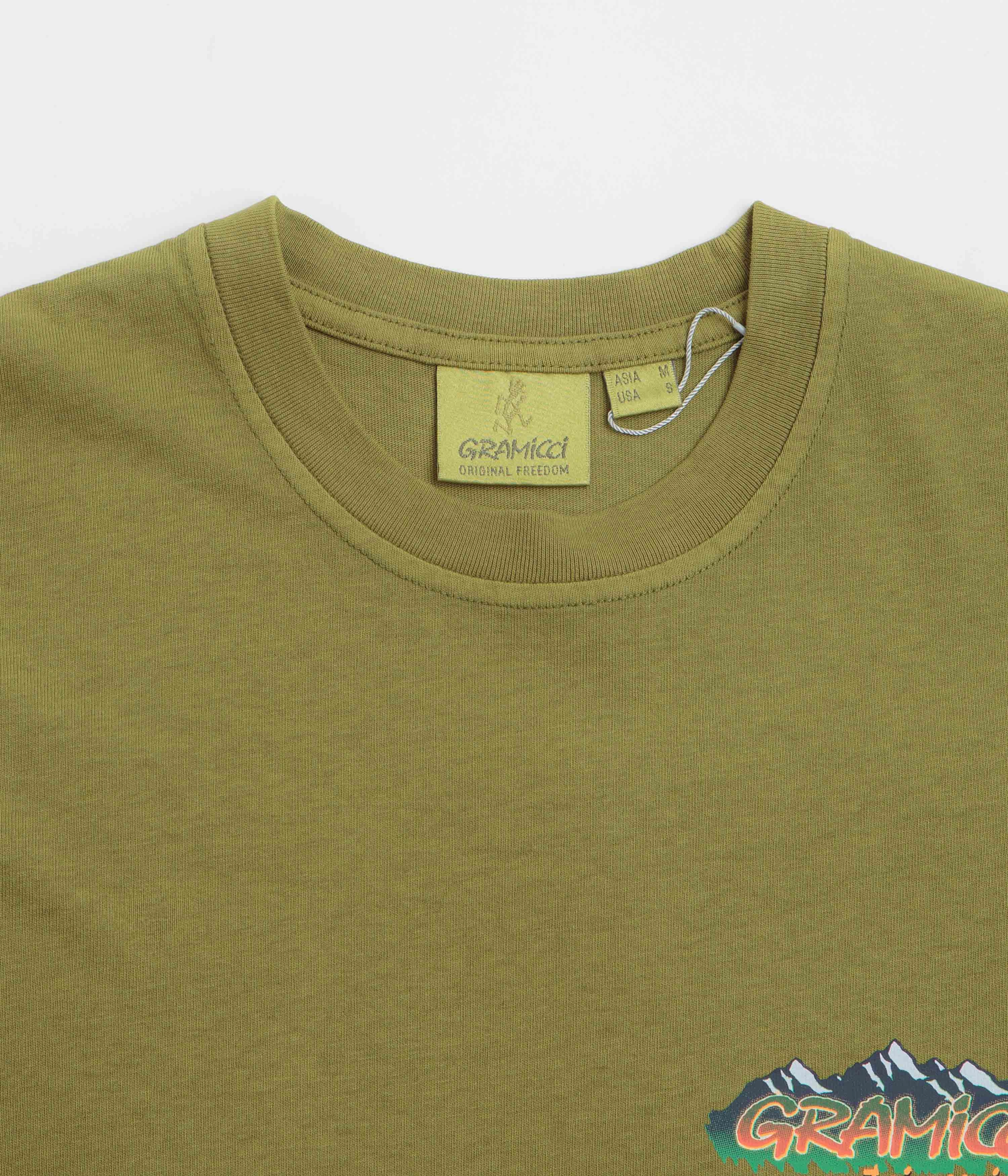 HeatResistantMaterial Gramicci Mountaineering T-Shirt - Pistachio Pigment