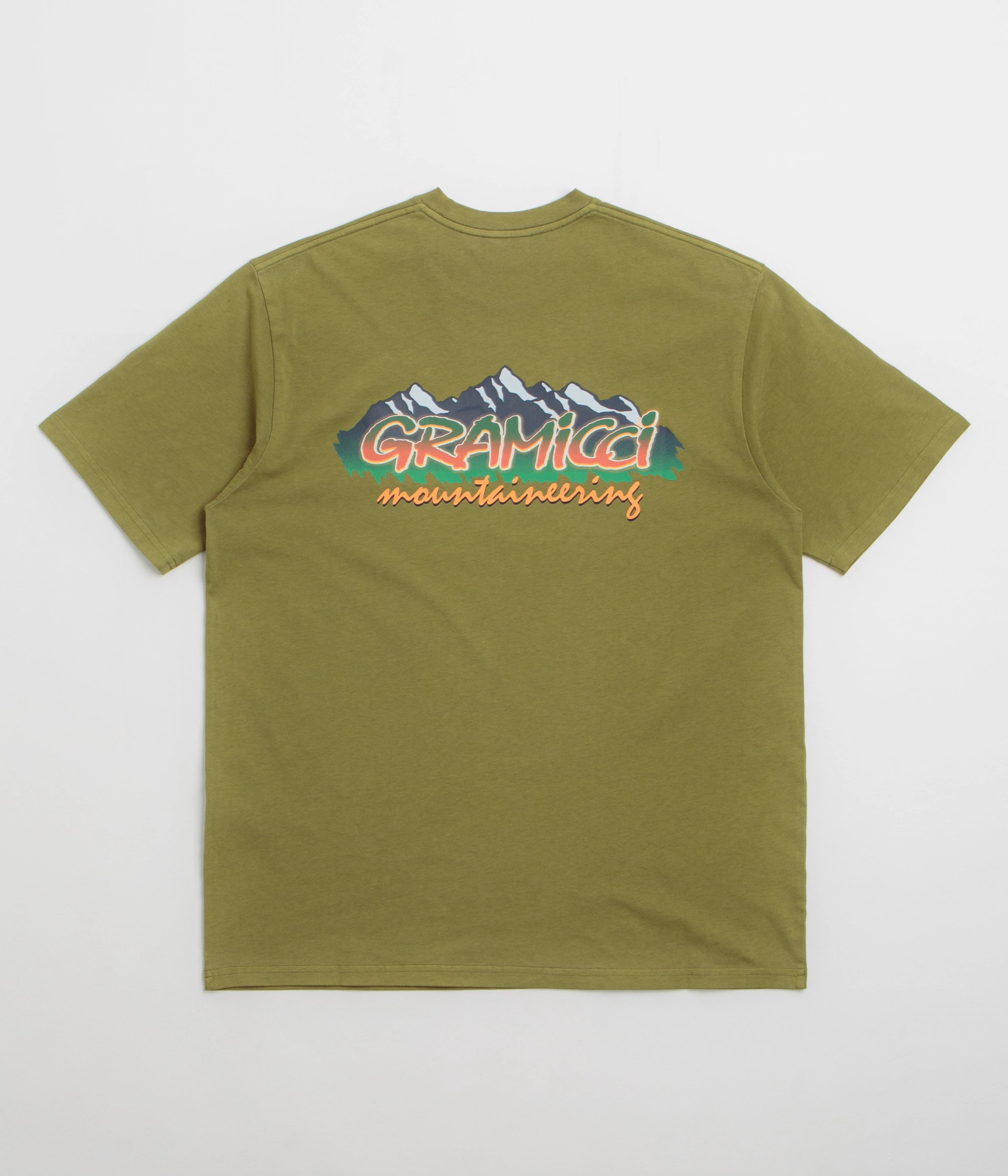 Basic Layering Effortless Comfort Wear Gramicci Mountaineering T-Shirt - Pistachio Pigment