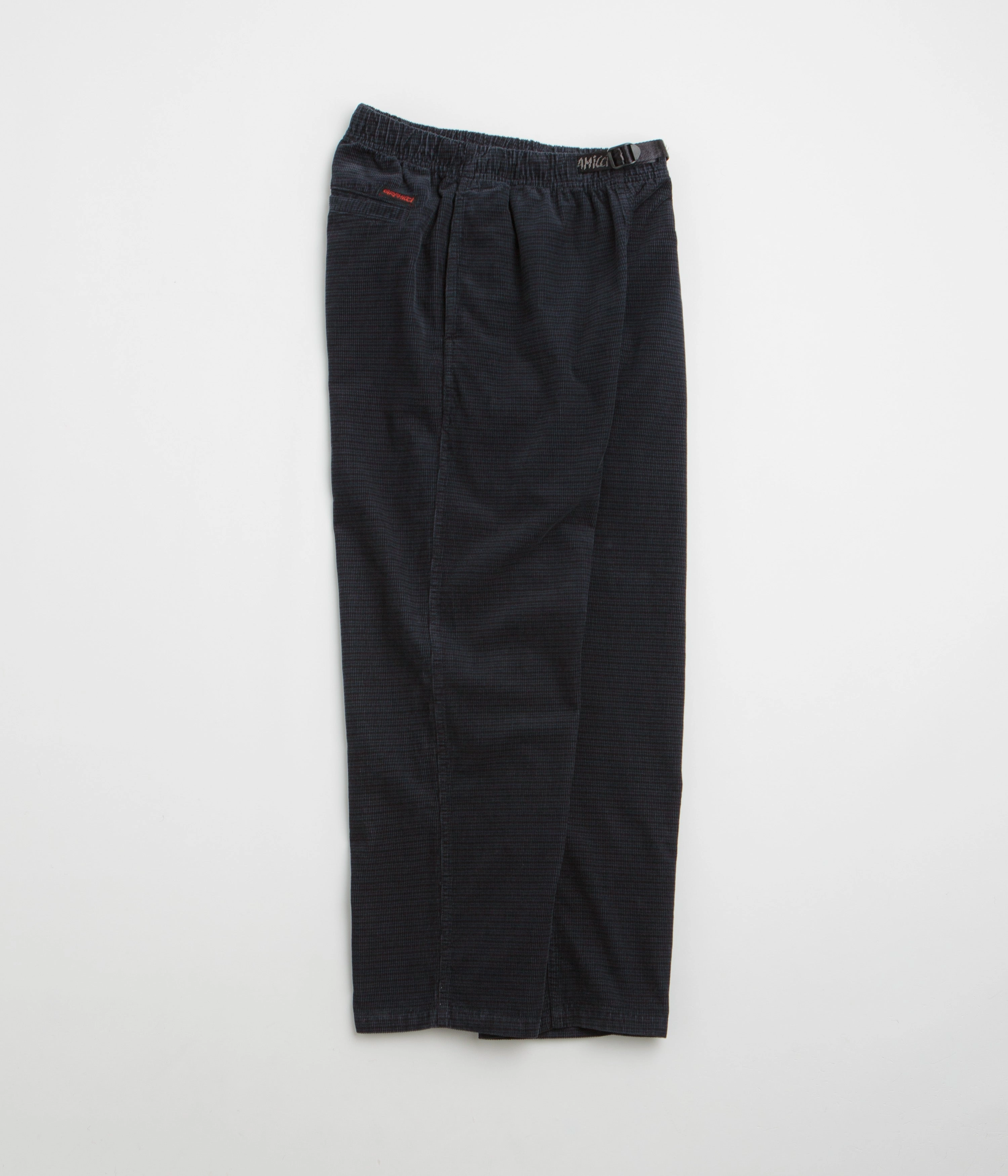 Gramicci O.G. Grid Check Jam Pants - Double Navy WrinkleFreeFabric Roomy Shape