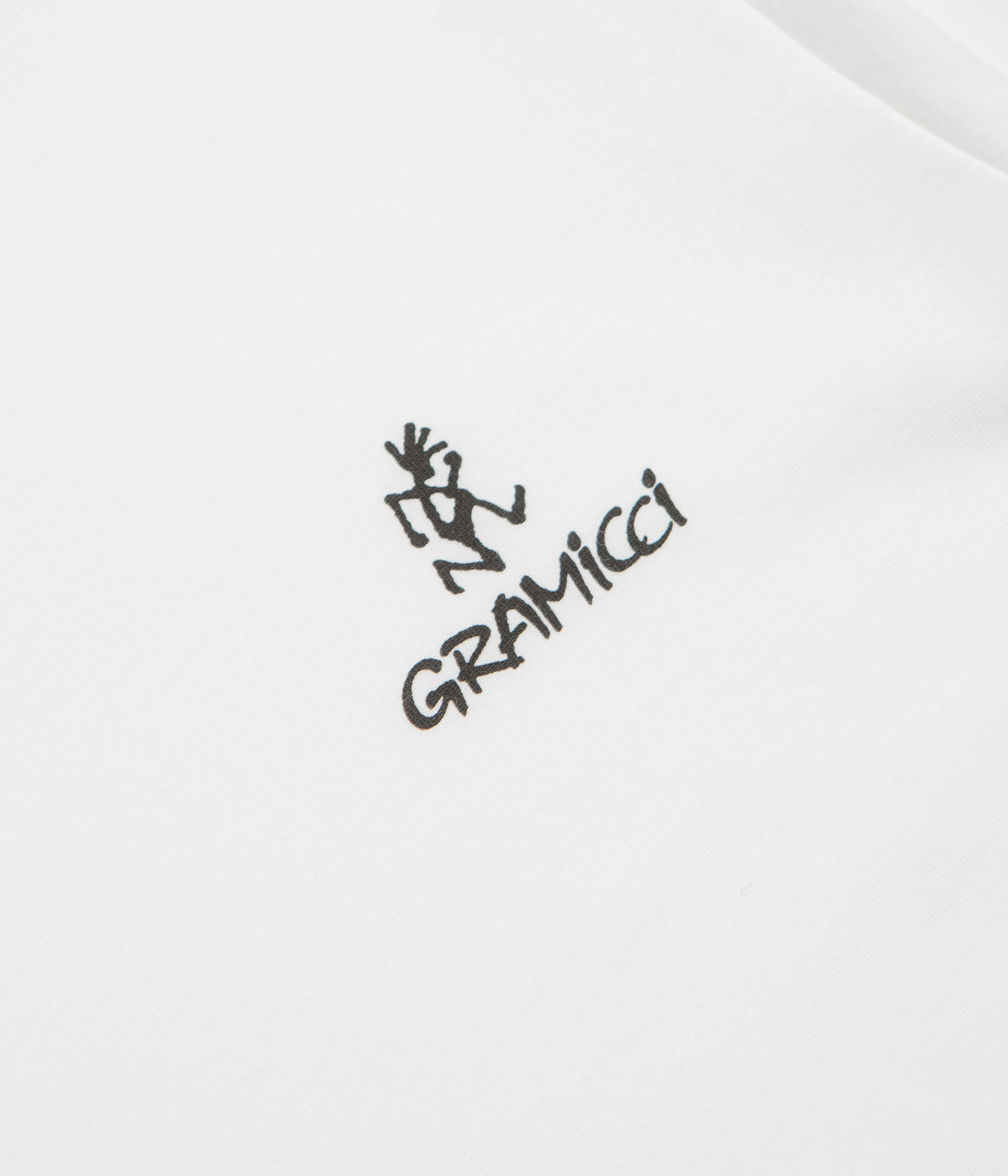 comfortable top Gramicci One Point Logo T-Shirt - White