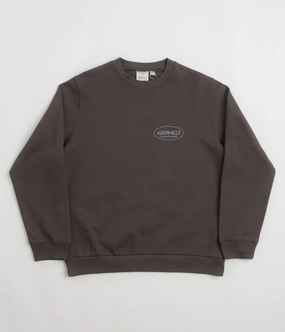 All-Purpose Knit Perfectly Cozy Gramicci Original Freedom Crewneck Sweatshirt - Deep Brown