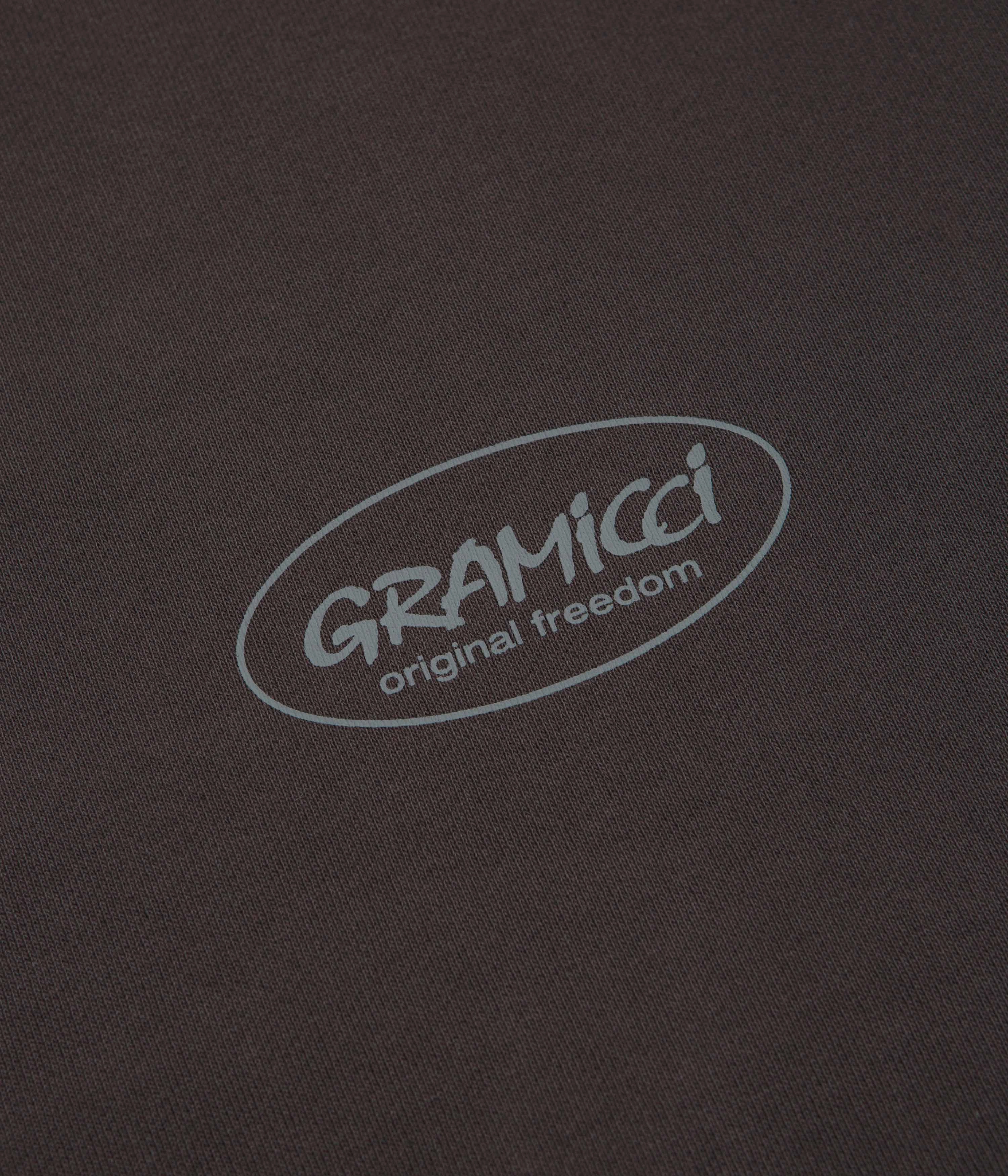 Hypoallergenic Lining Thermal Lining Gramicci Original Freedom Crewneck Sweatshirt - Deep Brown