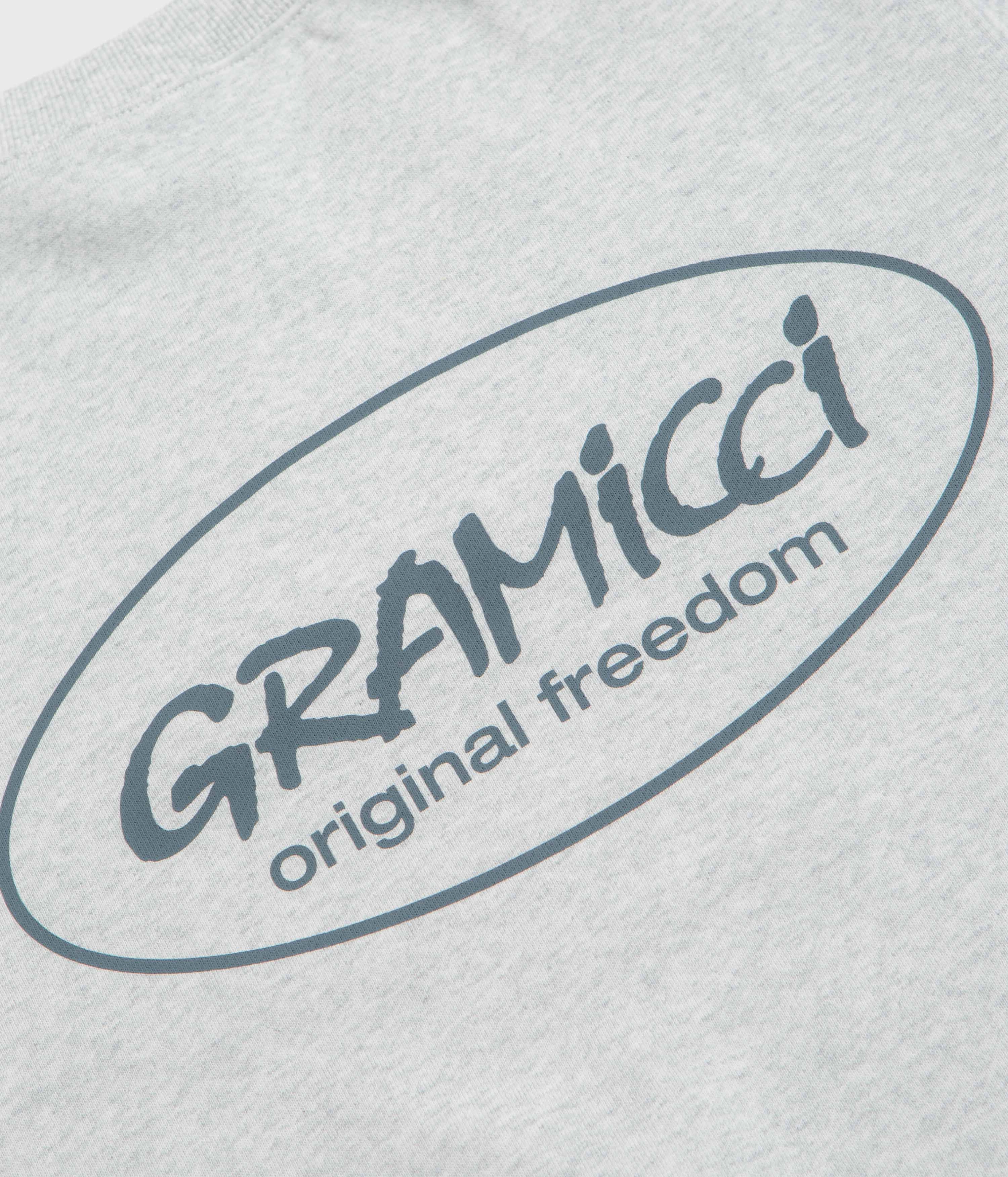 Gramicci Original Freedom Crewneck Sweatshirt - Heather Ash Light Knit Perfectly Cozy