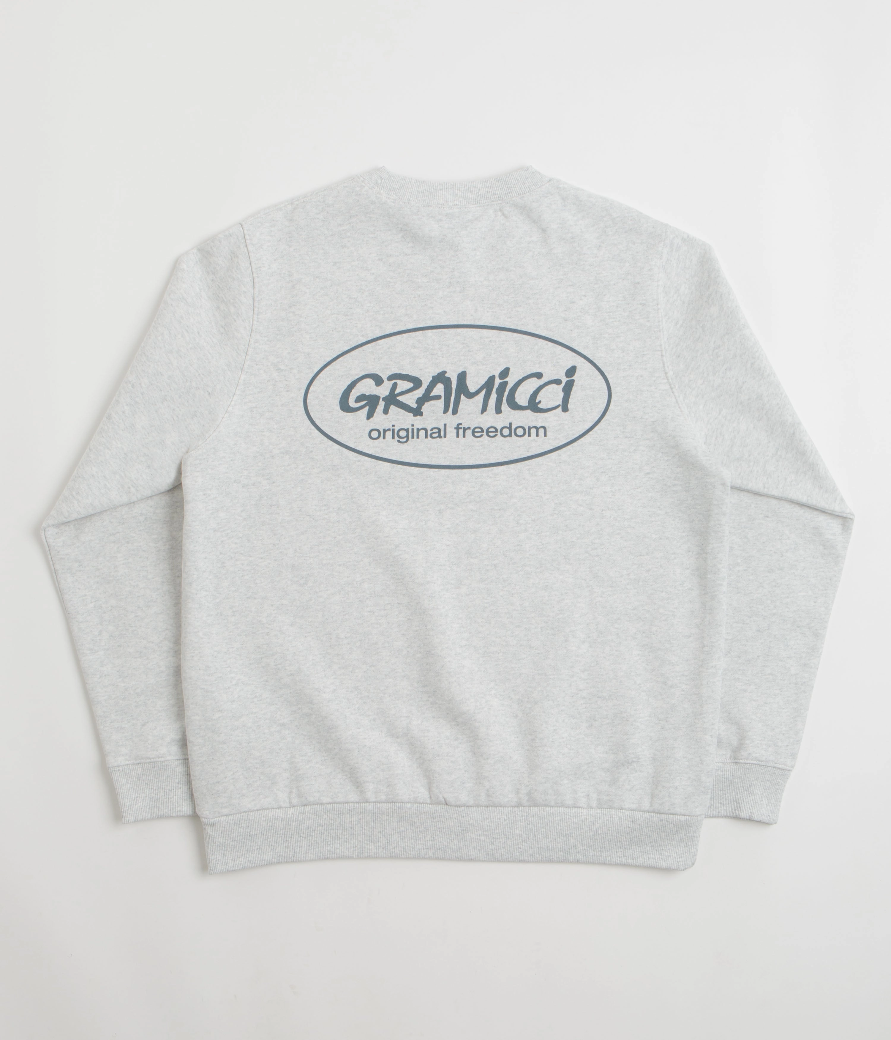 Functional Knit Breathable Wool Gramicci Original Freedom Crewneck Sweatshirt - Heather Ash