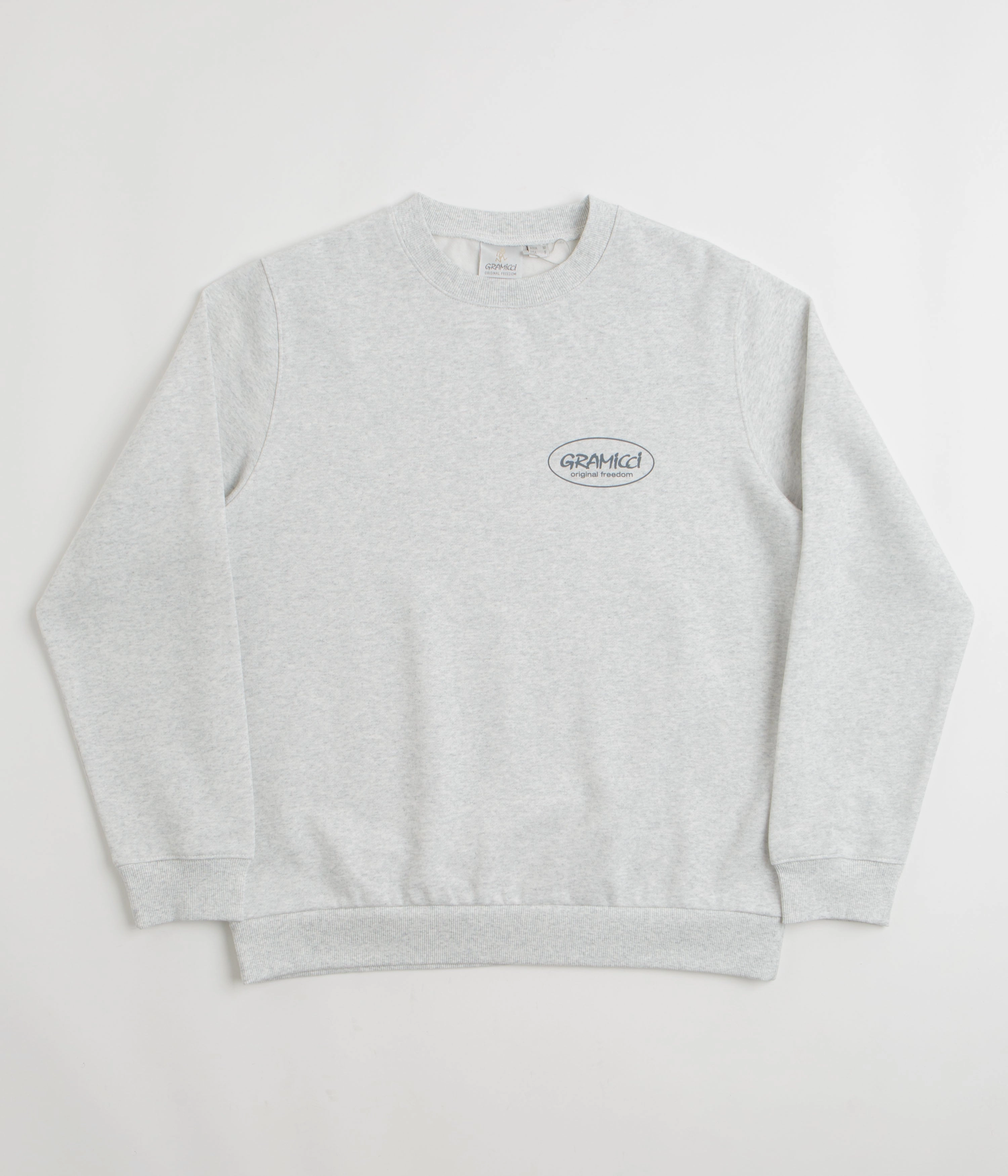 Comfy Layers Snug Layers Gramicci Original Freedom Crewneck Sweatshirt - Heather Ash