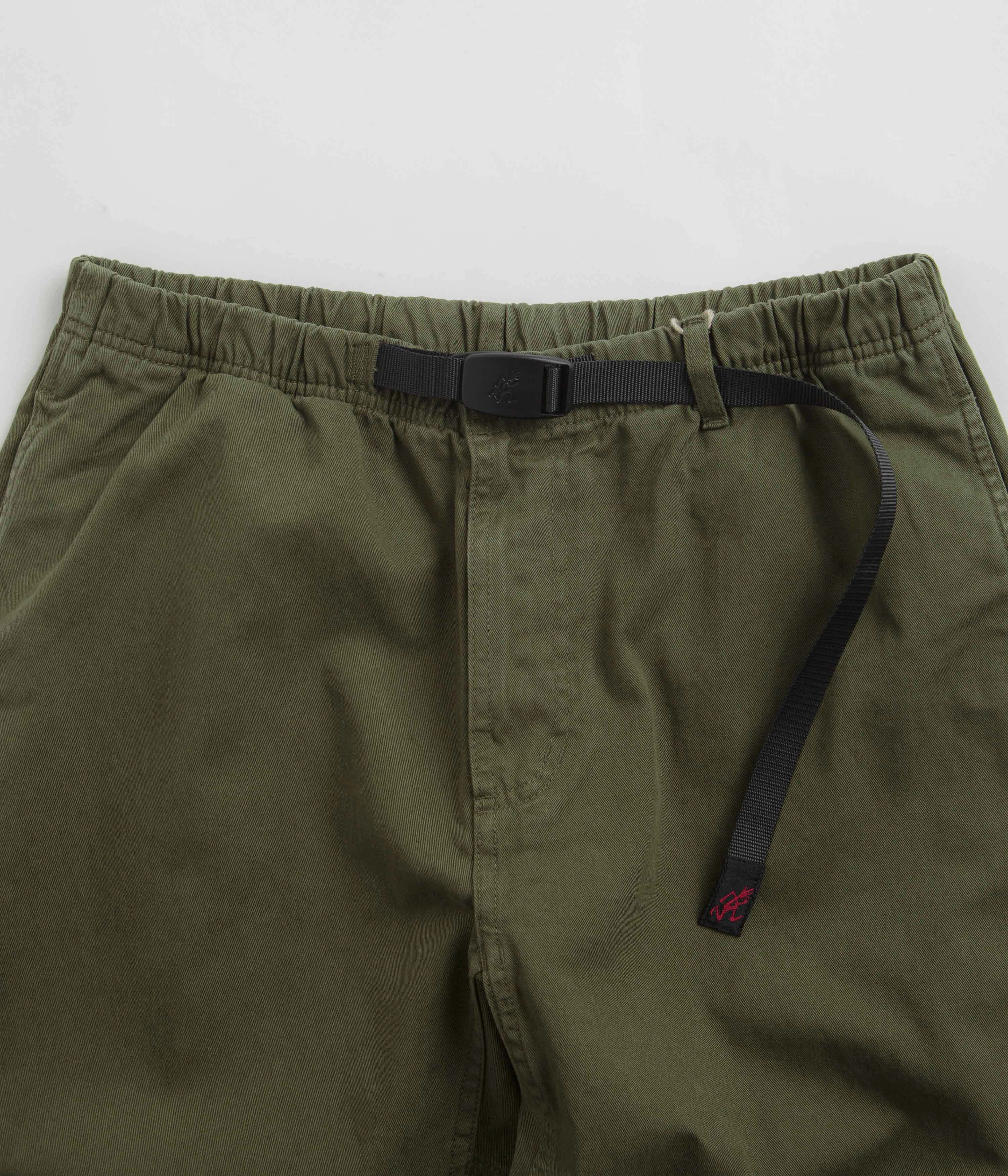 Sporty Comfort Fit Flat Lock Seams Gramicci Original G Pants - Olive