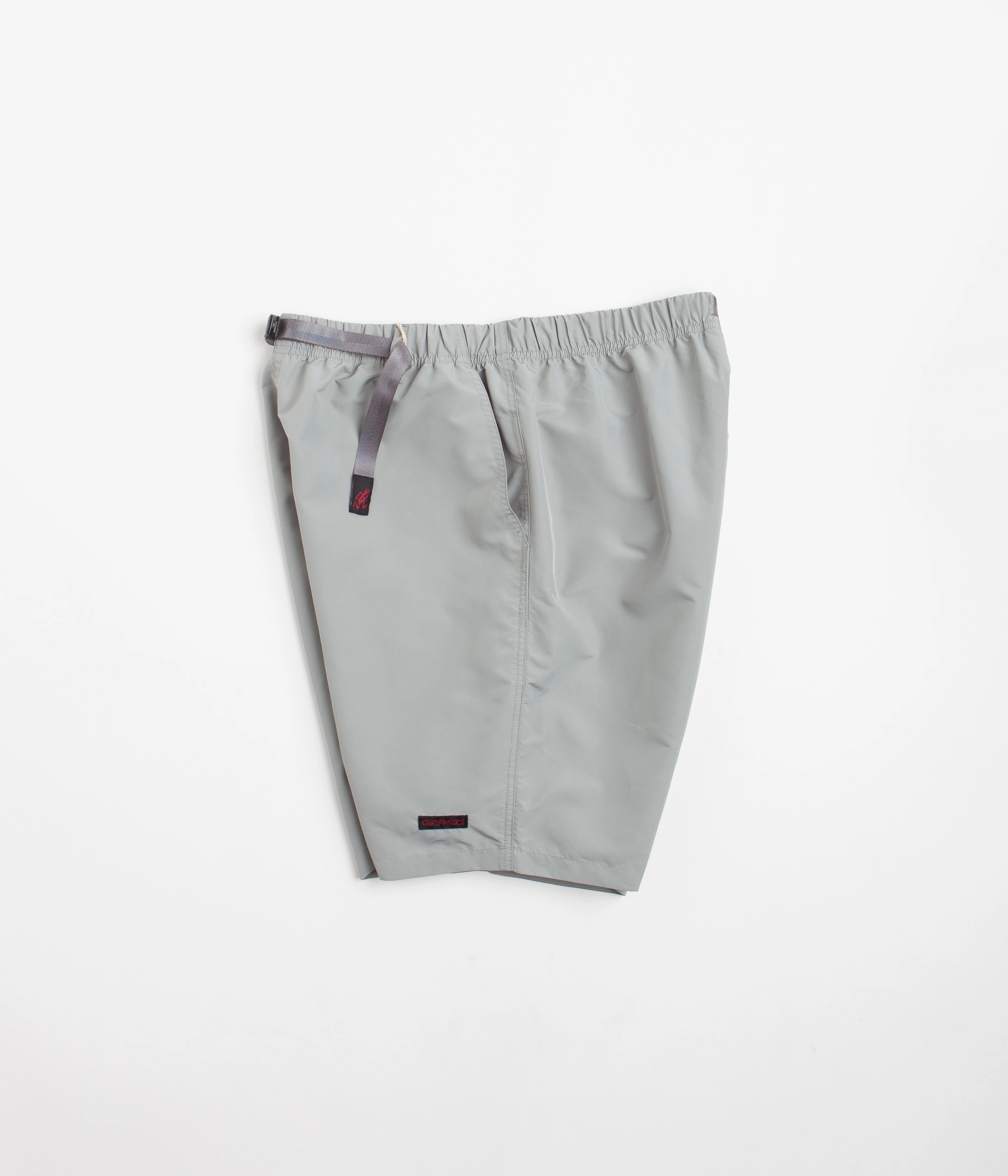 Side Pockets Tailored Fit Gramicci Shell Packable Shorts - Seal Grey