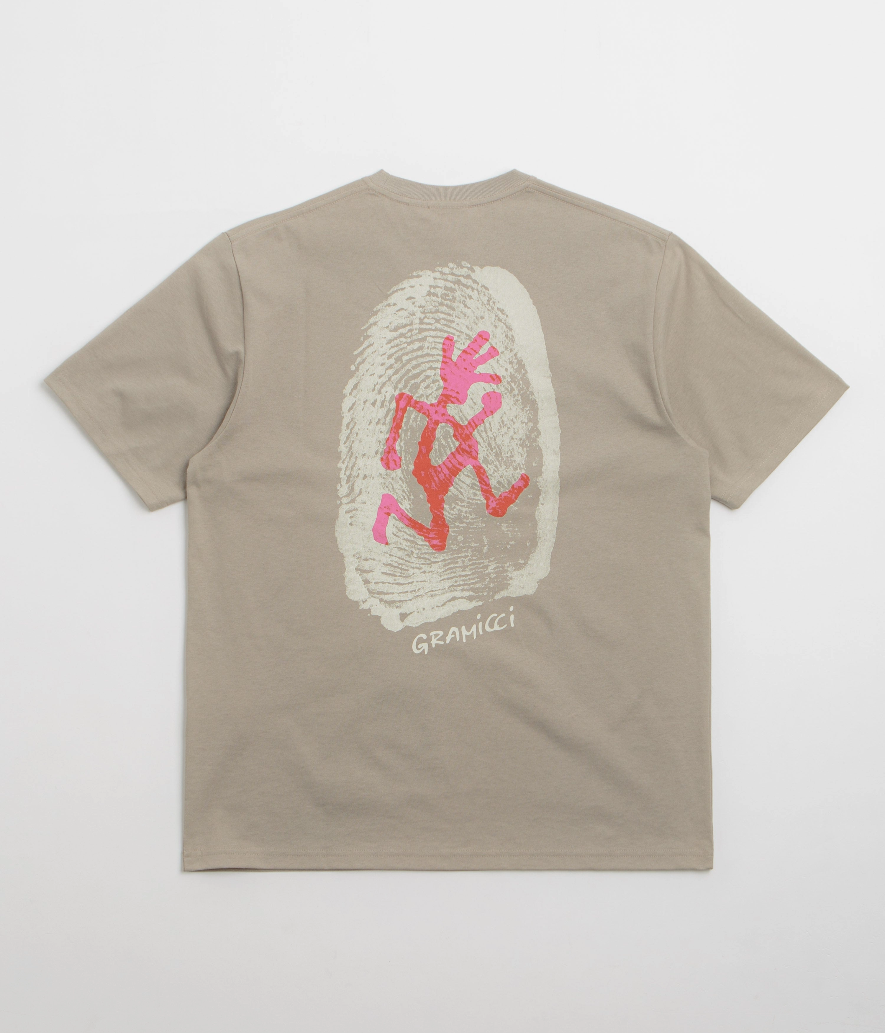 Gramicci Thumbprint T-Shirt - Khaki Comfortable And Trendy Lightweight Design