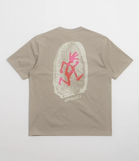 Gramicci Thumbprint T-Shirt - Khaki Comfortable And Trendy Lightweight Design