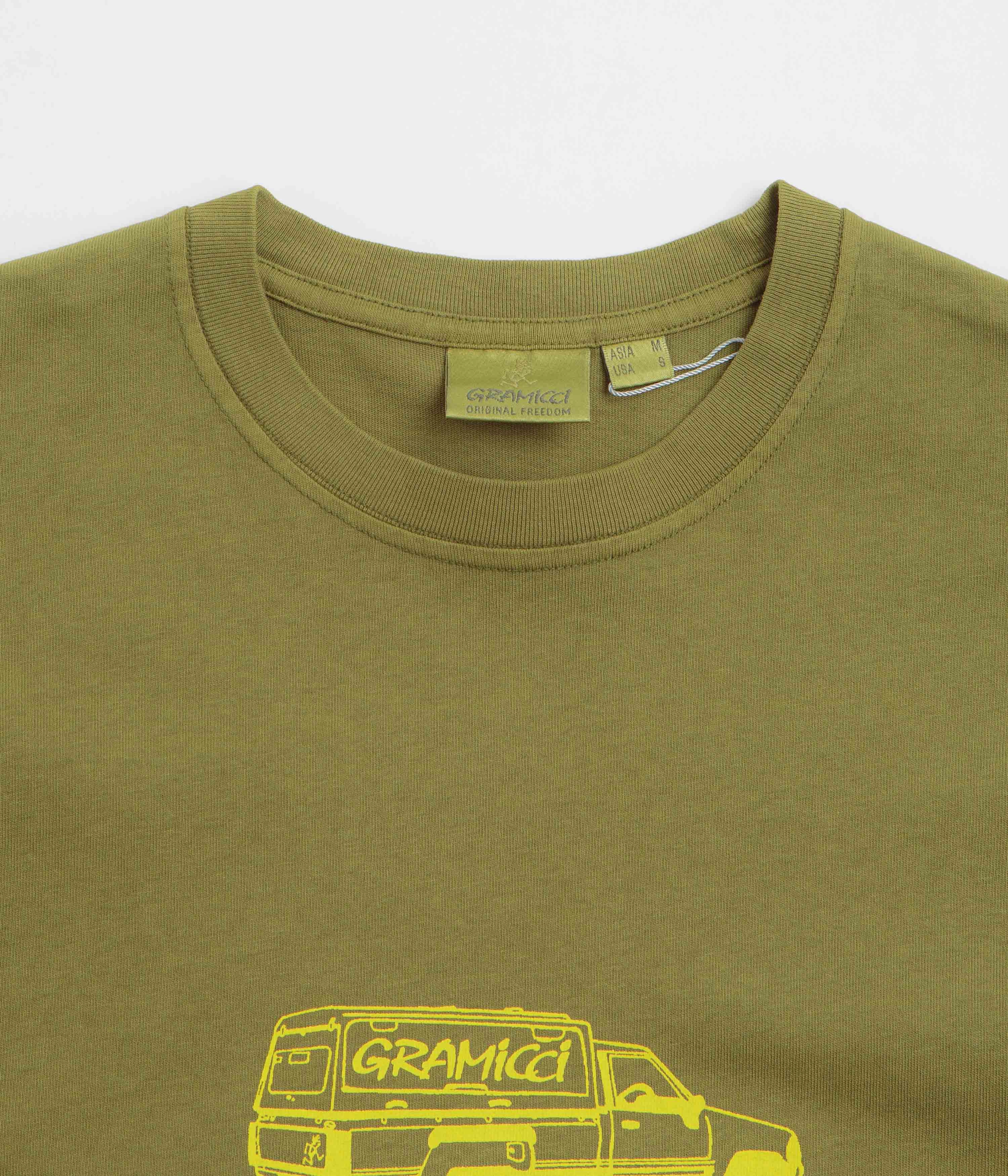 Microfiber Blend Gramicci Truck T-Shirt - Pistachio Pigment