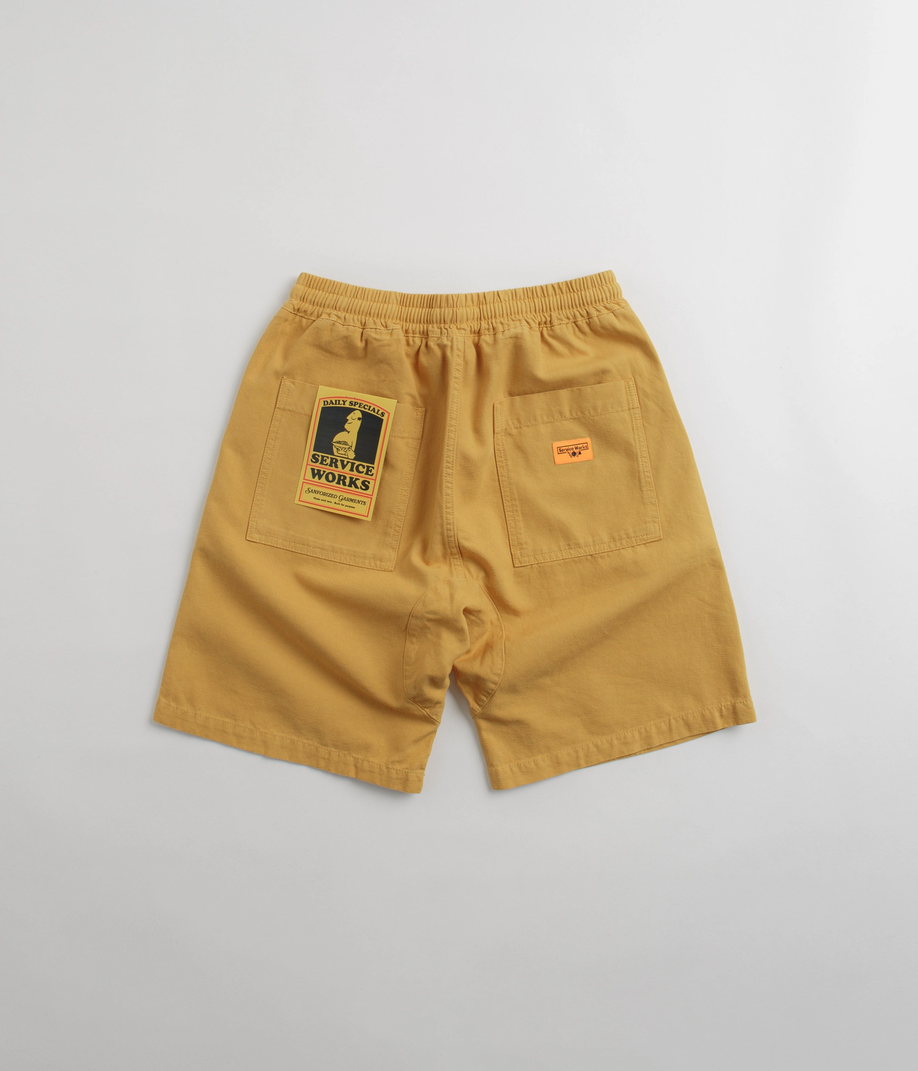 Service Works Classic Chef Shorts - Gold Fitness Ready