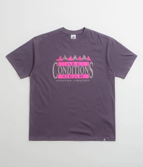 AntiStatic Properties print design Nike ACG Frontier T-Shirt - Dark Raisin