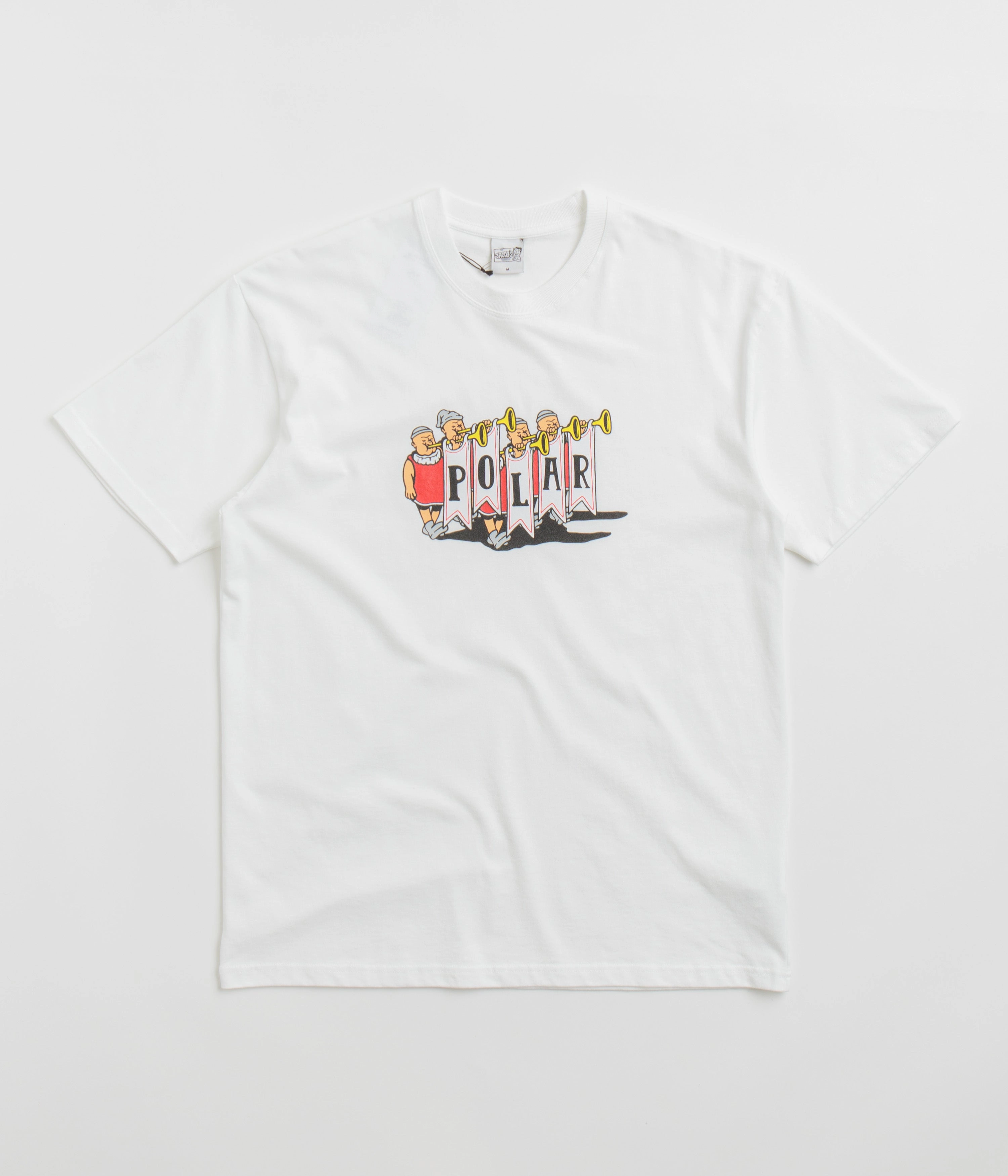 UV Protection Fabric Polar Trumpets T-Shirt - White