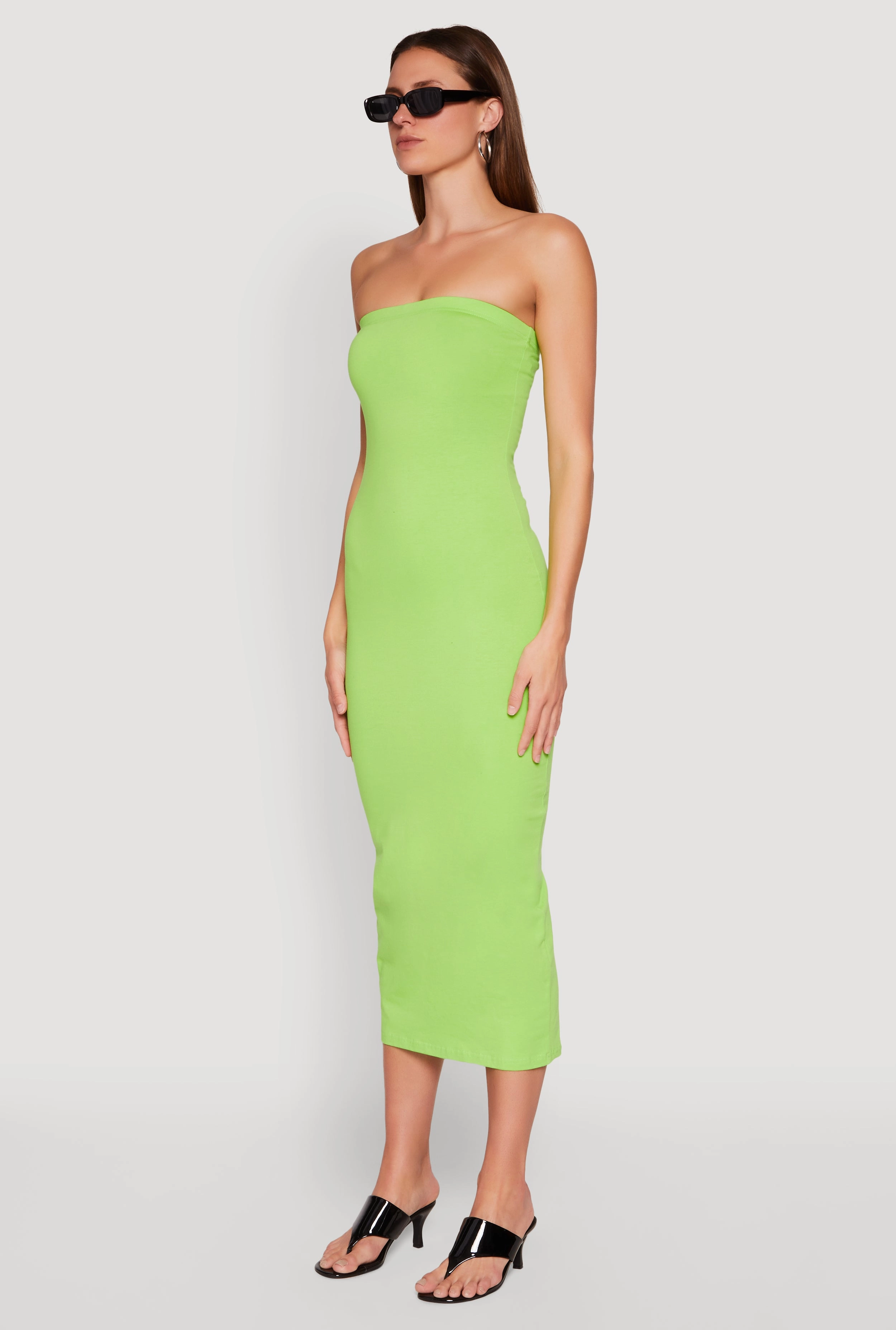 Daisy Maxi Tube Dress Trend Texture