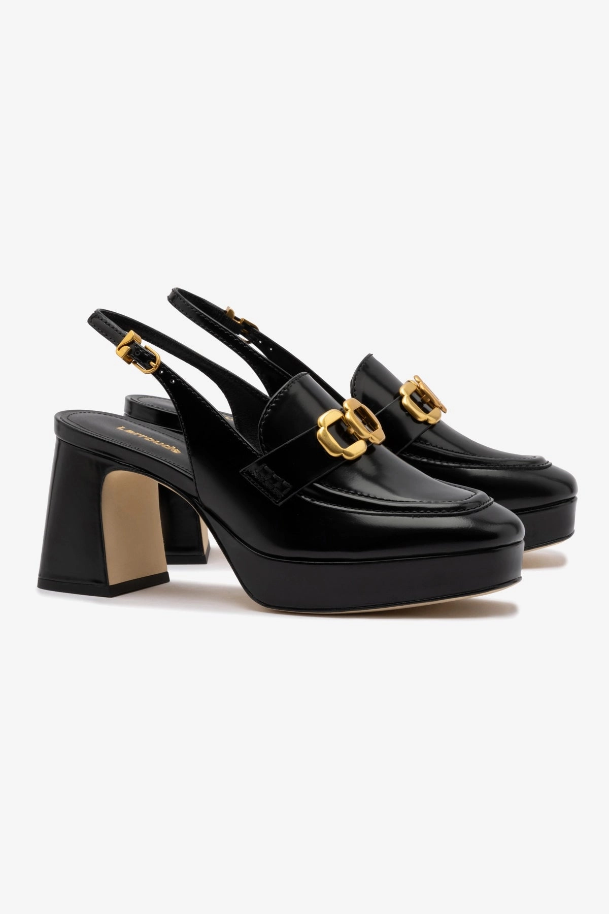 Bright Steps Harrington Loafer Low In Black Box Leather