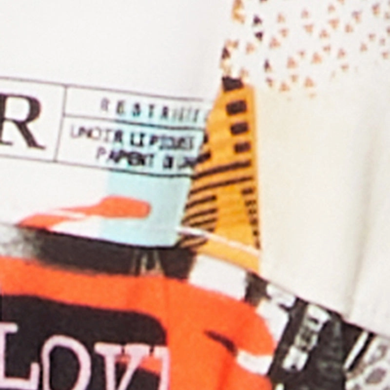 Fade Resistant Dye Method Printed Hyperstretch Ruched Sleeve Cropped Jacket