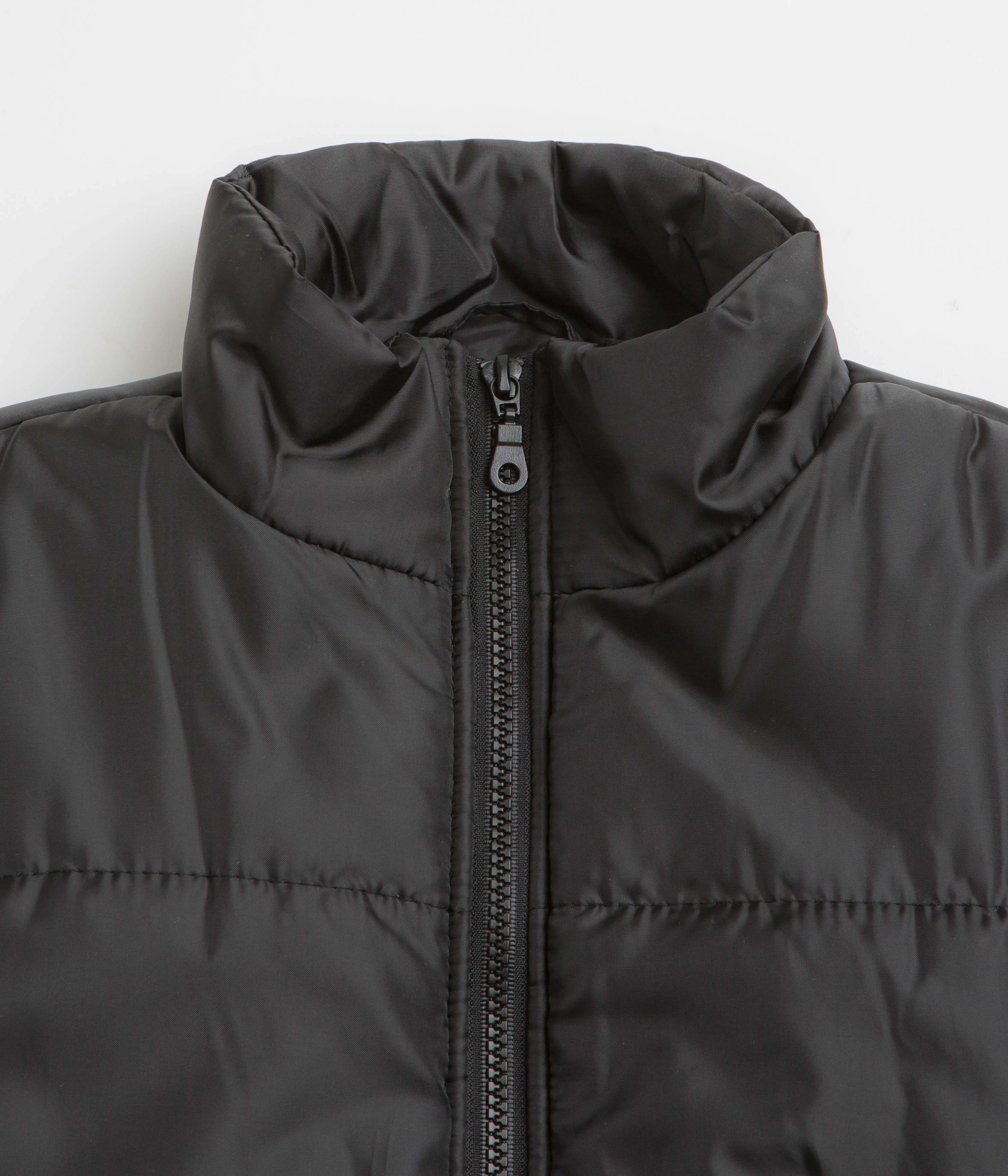 Eco Friendly Dye Process Poetic Collective Puffer Vest - Black