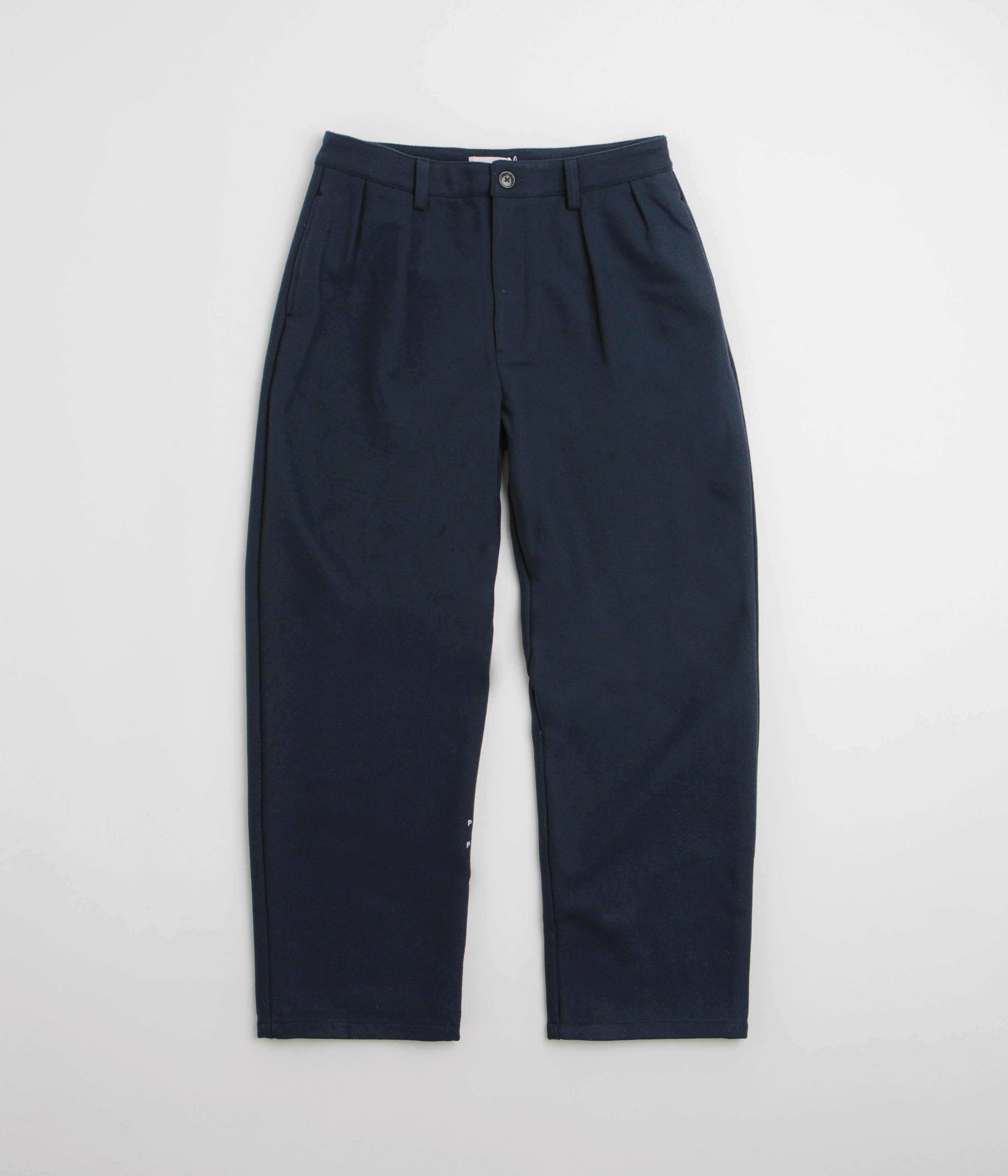 Zip-off legs Breathable back panel Pop Trading Company Wool Hewitt Suit Pants - Navy