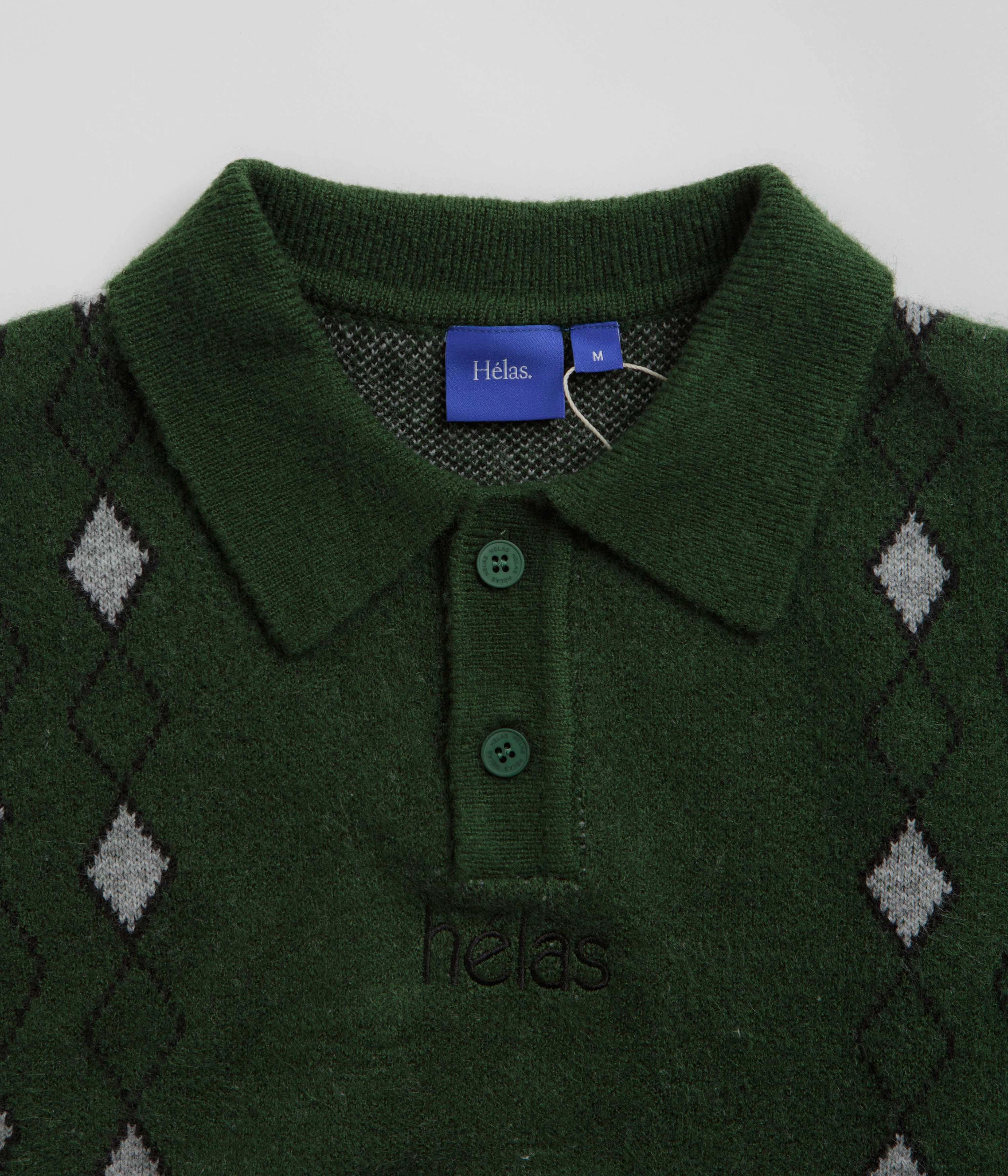 Thermal regulation Helas Apres-Ski Polo Knit Sweatshirt - Green