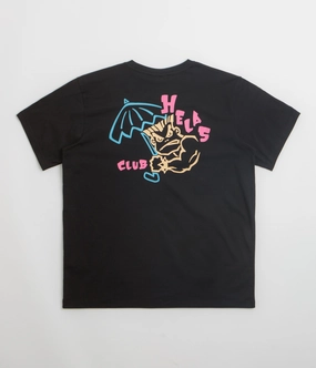 Comfortable Layer Anti-bacterial Helas Bad T-Shirt - Black