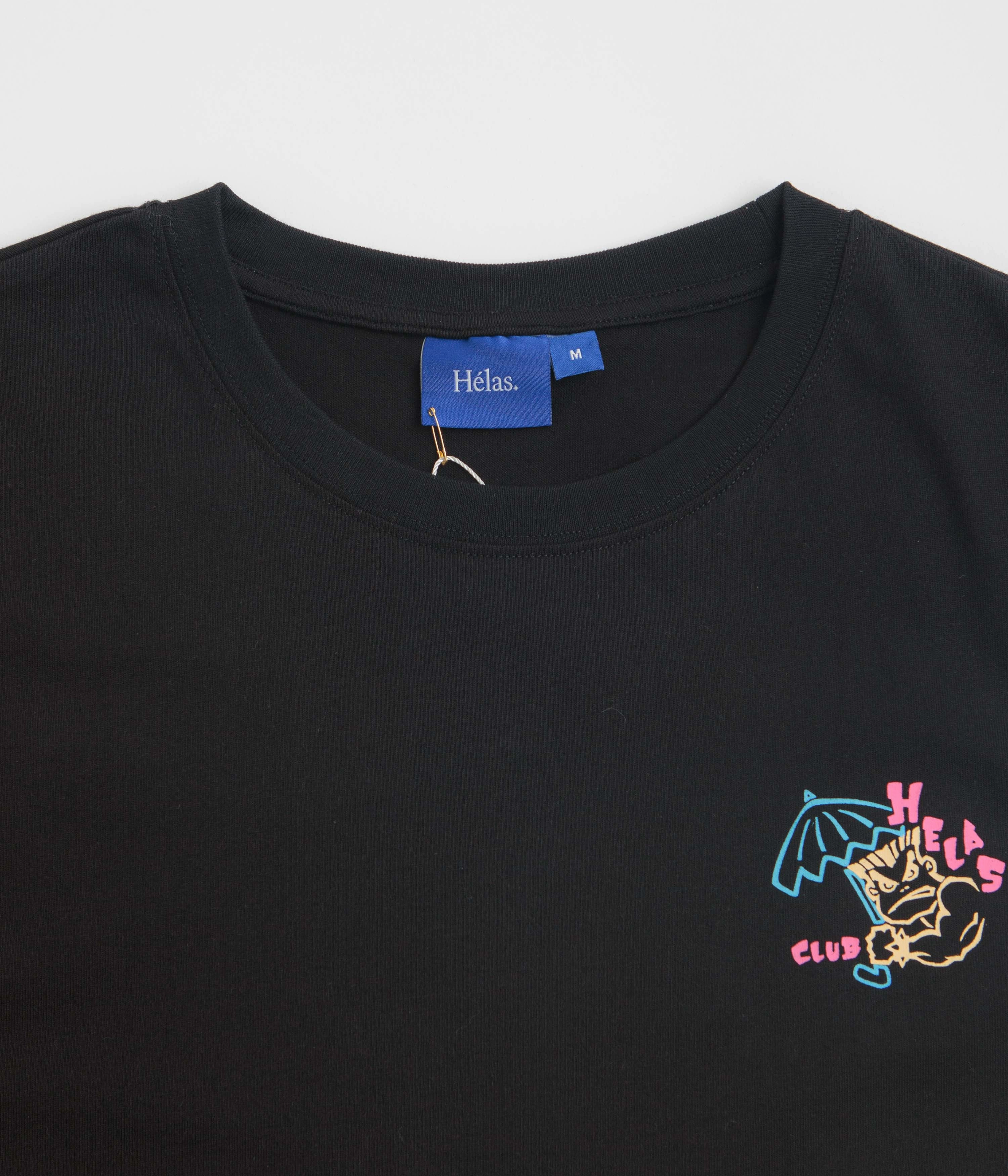 Helas Bad T-Shirt - Black Short Sleeve Geometric precision