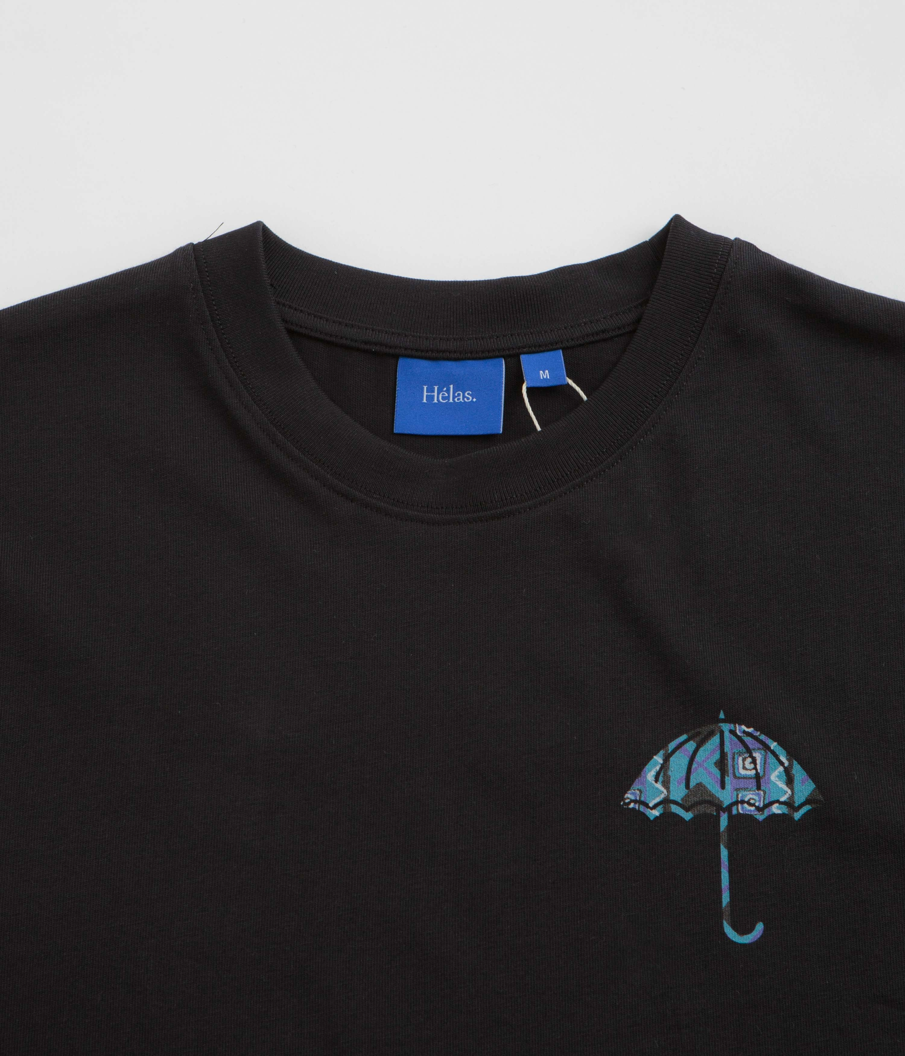 Helas Brush T-Shirt - Black sporty and comfortable